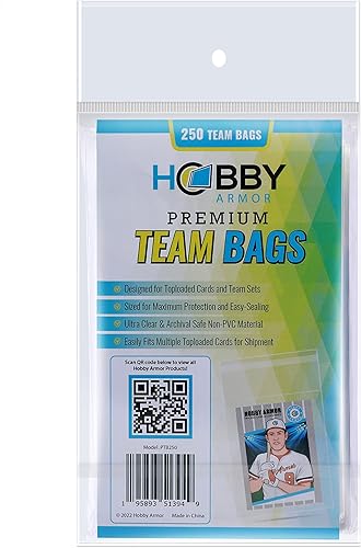 Hobby Armor Bolsas de equipo para envíos y almacenamiento de tarjetas coleccionables Bolsas de tarjetas premium de tamaño personalizado para