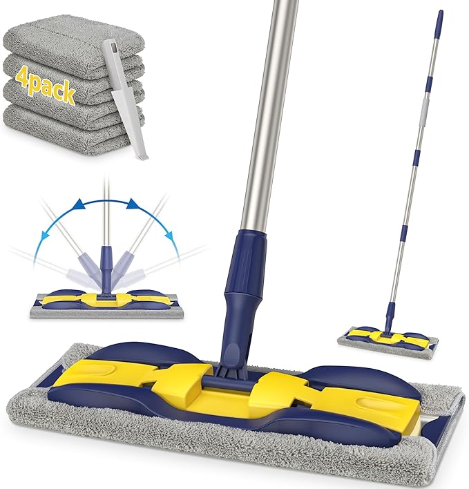 Microfibre Mops for Floor Cleaning MEXERRIS Hardwood Floor Mops with