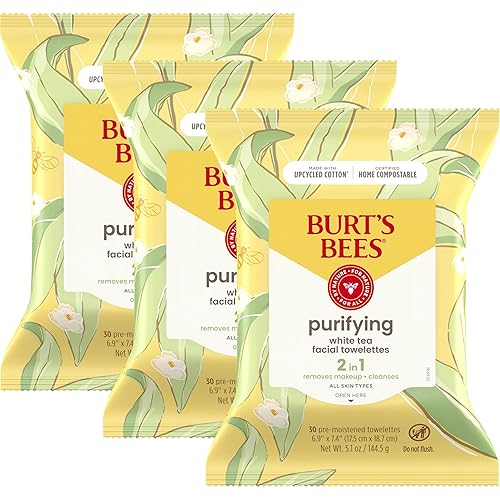 Miniatura 1 de Toallitas de limpieza facial para piel sensible de Burts Bees