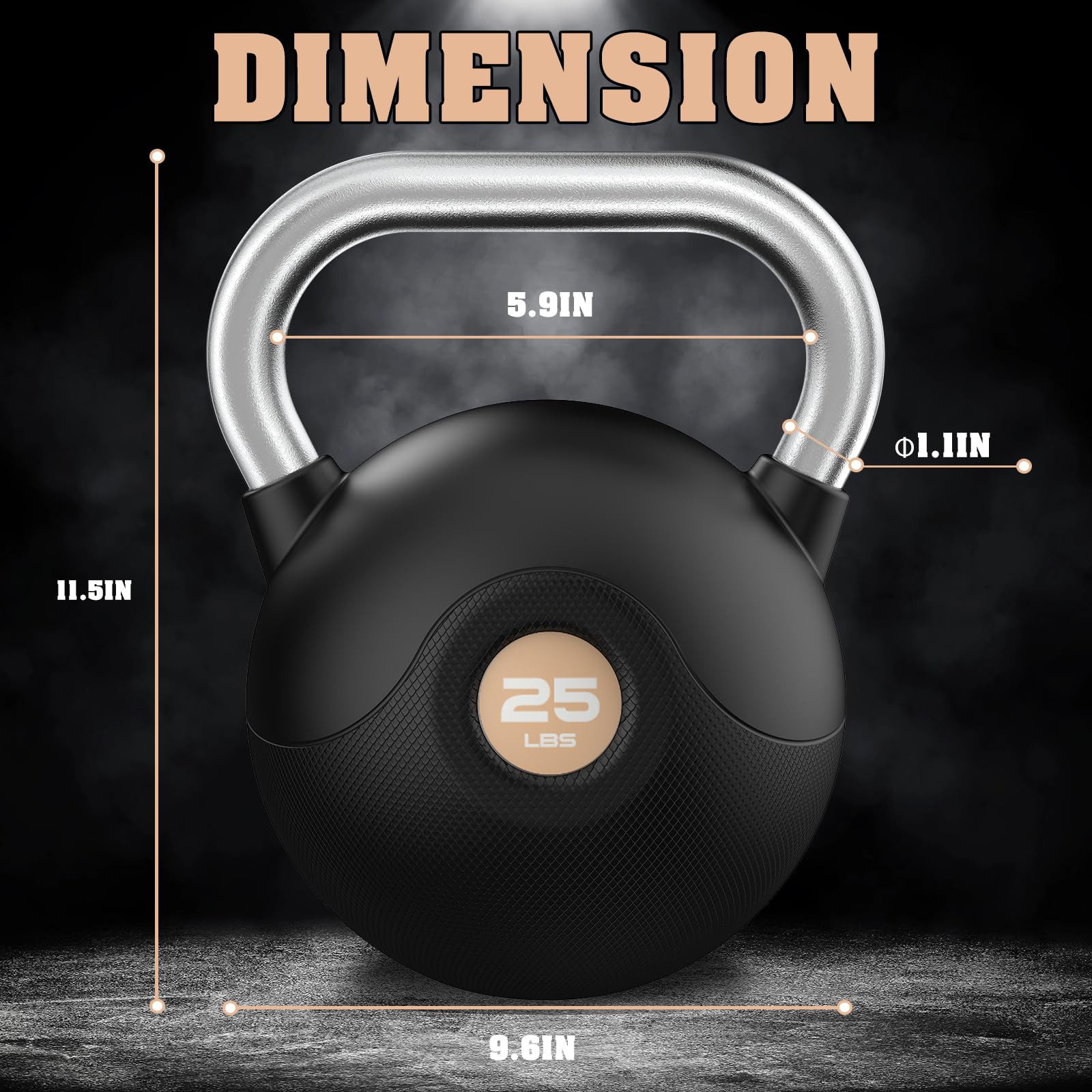 WINNOW kettlebells Set di pesi per l'allenamento della forza con impugnatura antiscivolo per l'allenamento di tutto il corpo, palestra domestica