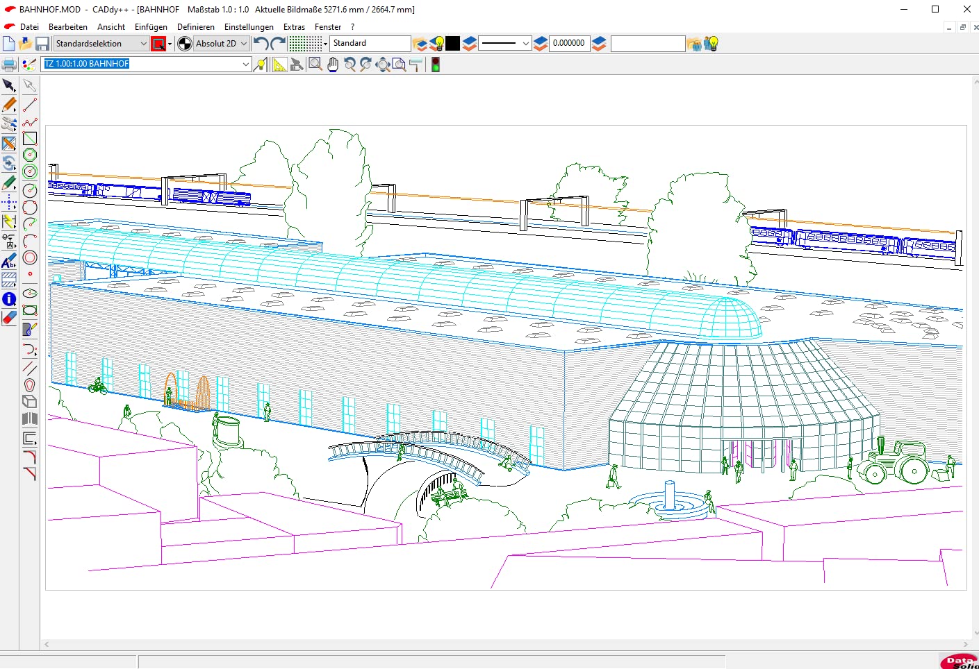 BeckerCAD 14 3D PRO - Profi-CAD-Software und 3D-Zeichenprogramm für Architektur, Maschinenbau, Modellbau und Elektrotechnik - 100% kompatibel mit AutoCAD -und Win 11, 10, 8, 7