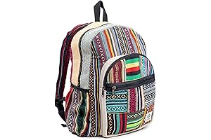 Large Hemp Backpack Bag: Eco-Friendly Adventure Essential