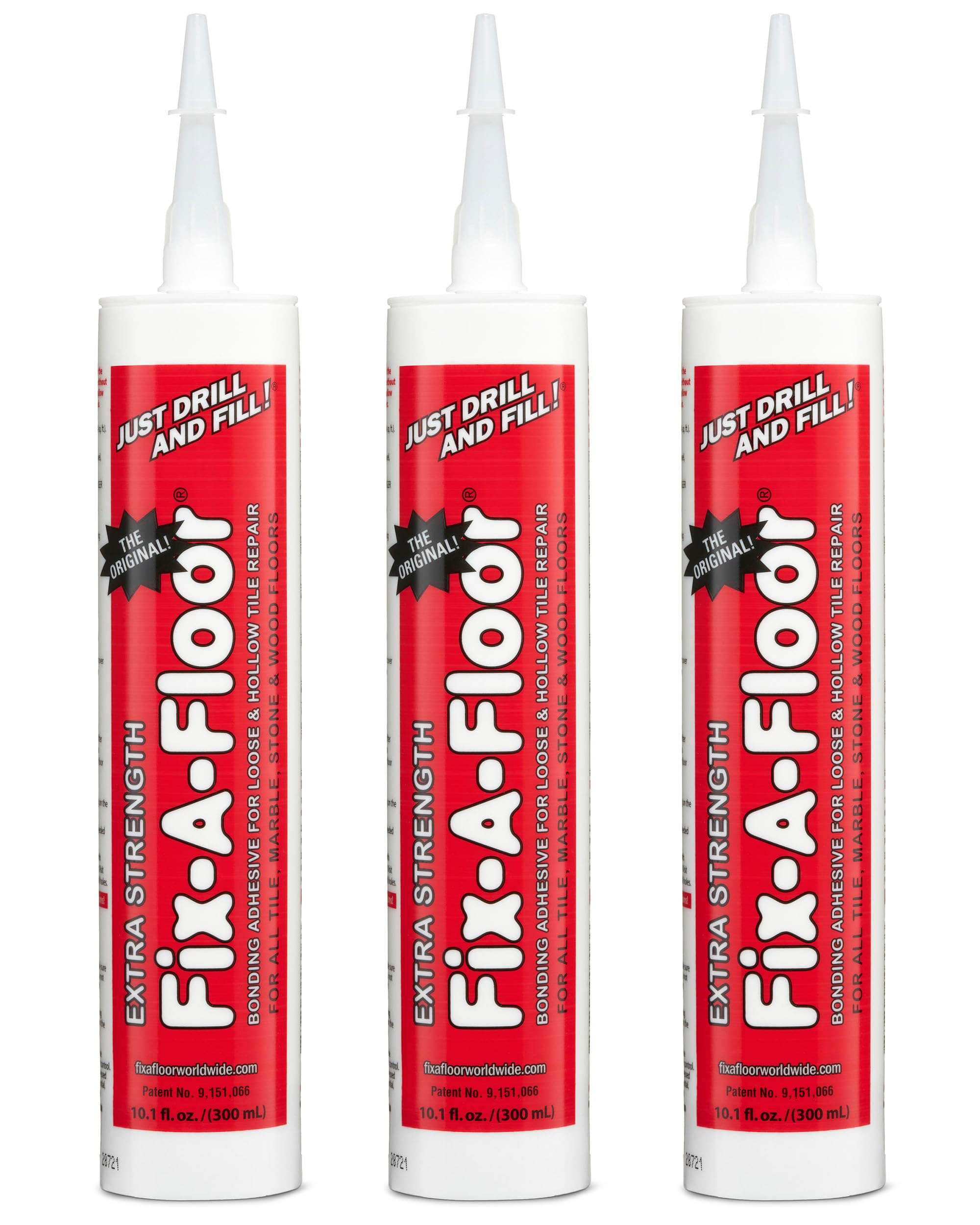 Extra Strength Bonding Adhesive for Loose and Hollow Tiles, Wood, LVT & Laminate. Includes 2mm+ Customisable Patented Tip With Preservation cap (03)