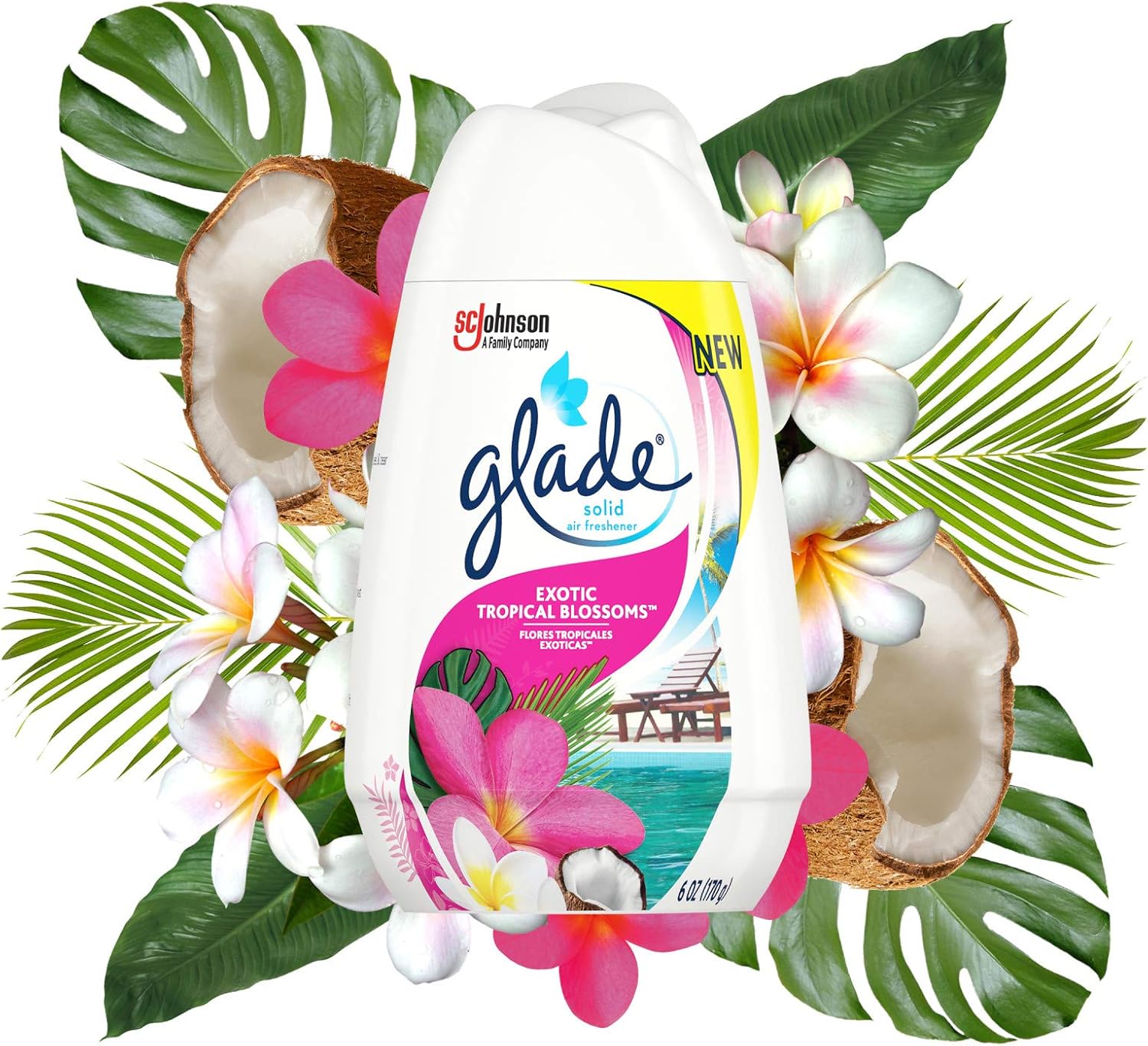 Glade Solid Air Freshener, Deodorizer for Home and Bathroom