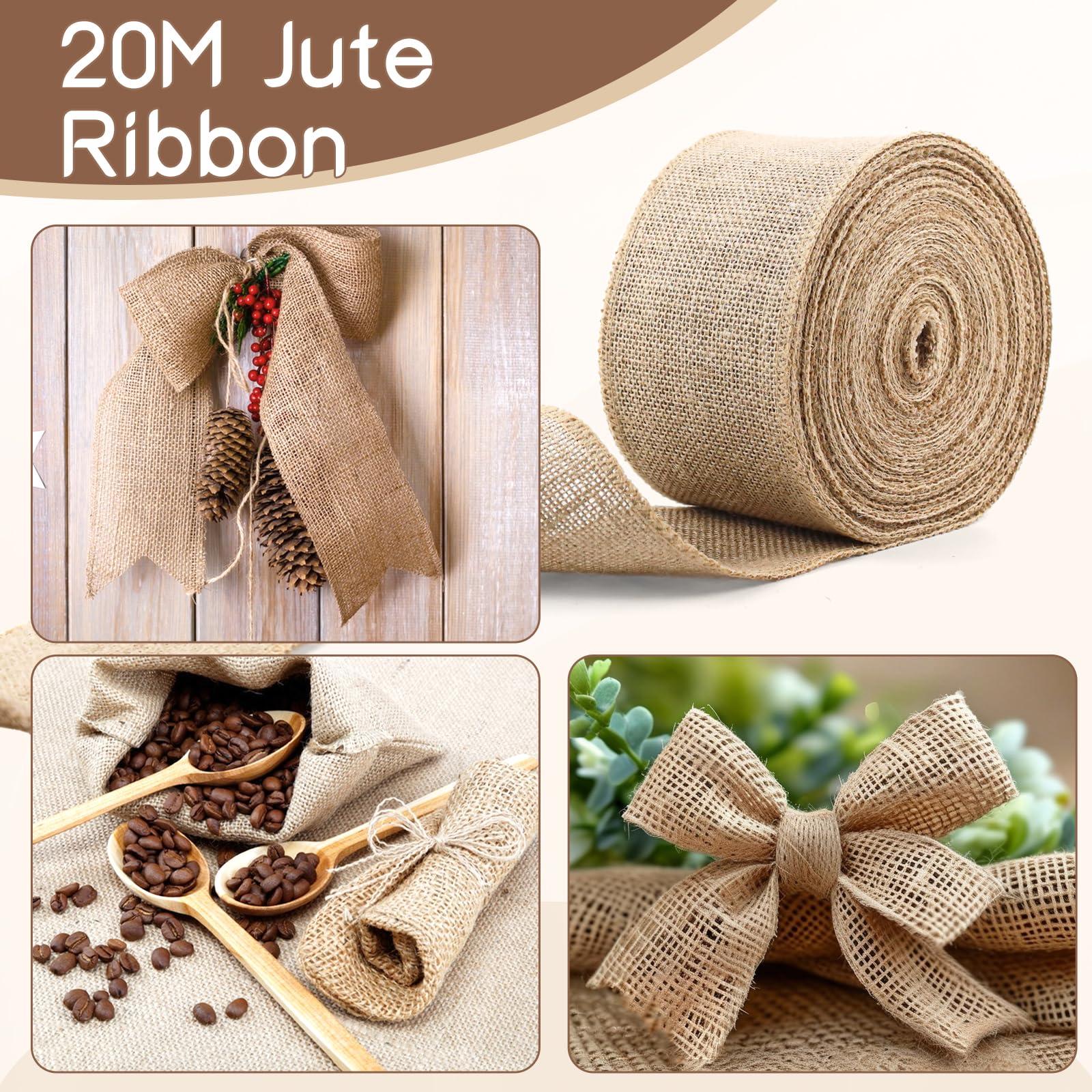 Effaband Ruban De Jute 100mm X 25m - Protection Arbres Et Plantes Hivernale Fabriqué En Allemagne