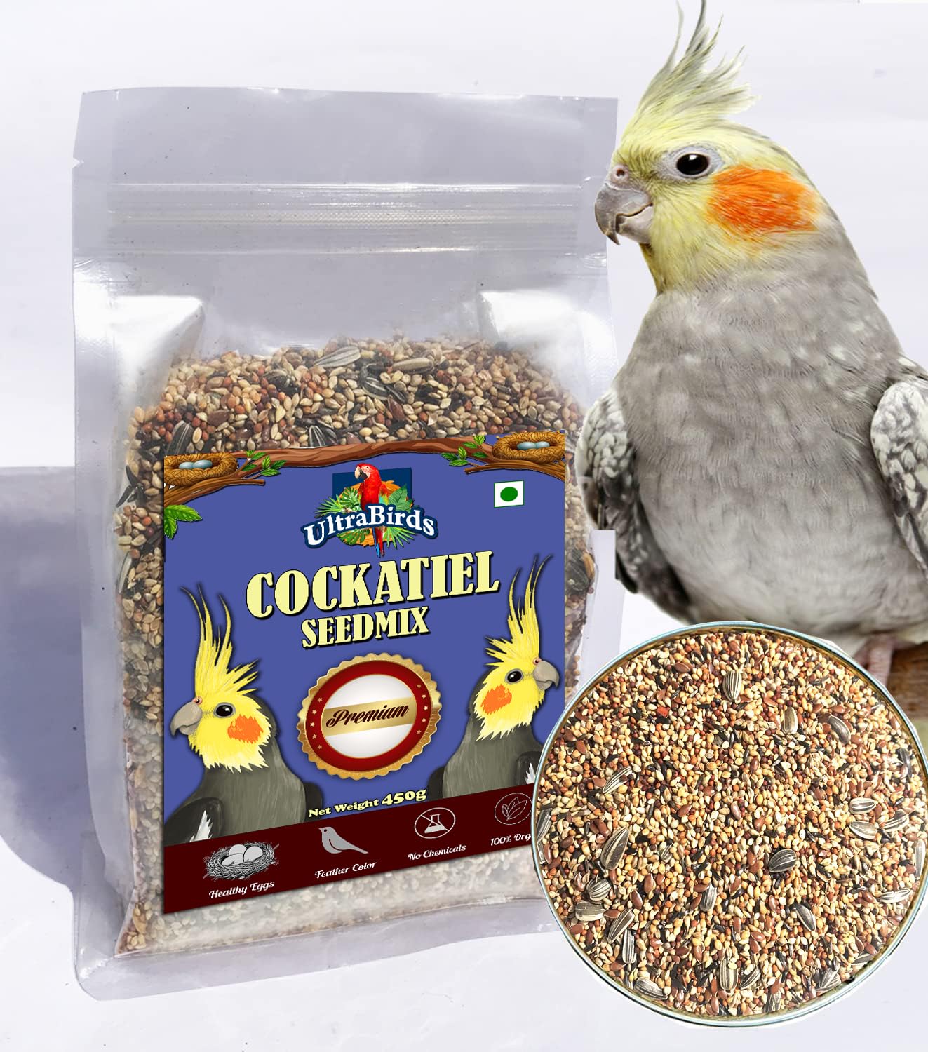See full amazon price history chart for UltraBird’s Seedmix for Cockatiel 450g | Daily Birdsfood (900 Grams) UltraBird’s Seedmix for Cockatiel 450g | Daily Birdsfood (900 Grams) (B0CJXWDDFY) Amazon Price History, Amazon Price Tracker