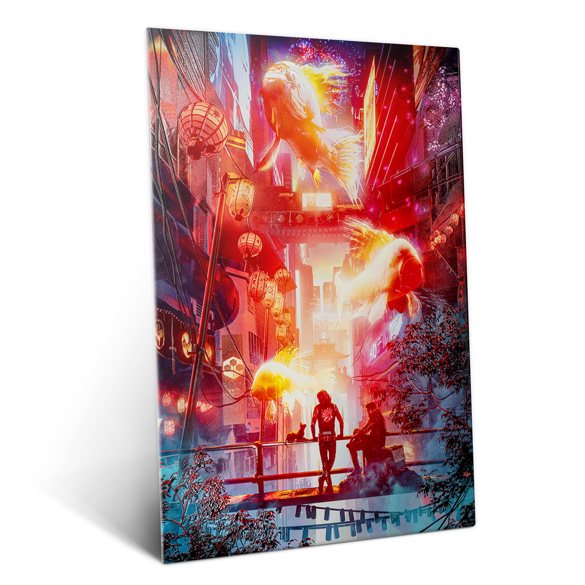 Displate Cyberpunk 2077 Textra 3D Metal Poster Review