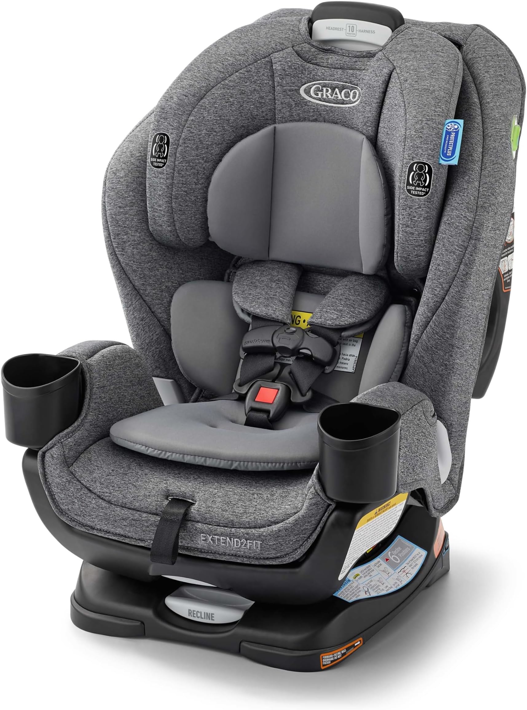 Extend2Fit 3-in-1 Convertible Car Seat, 3 Modes – Rear Facing, Forward Facing Baby Car Seat and Highback Booster Seat, Adjustable Extension Panel for Extra Legroom, Cullen