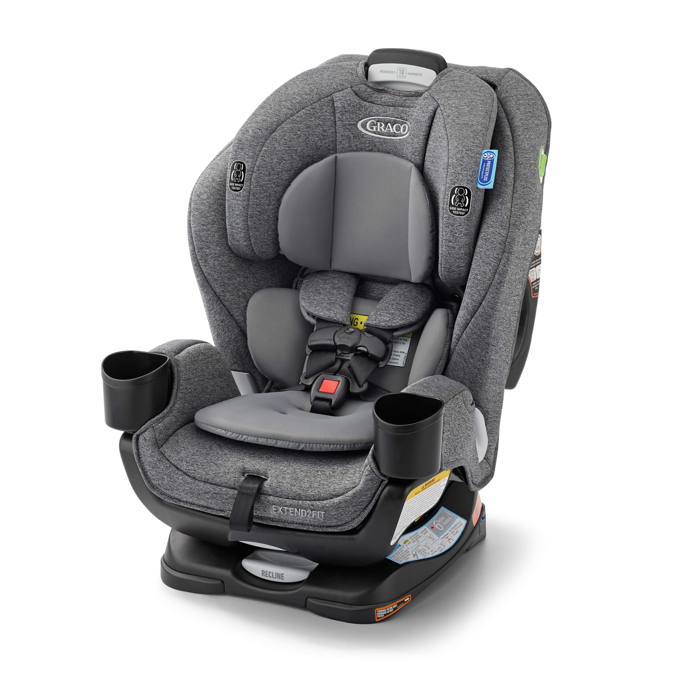 Photo 1 of Graco Extend2Fit 3-in-1 Convertible Car Seat, 3 Modes – Rear Facing, Forward Facing Baby Car Seat and Highback Booster Seat, Adjustable Extension Panel for Extra Legroom, Cullen