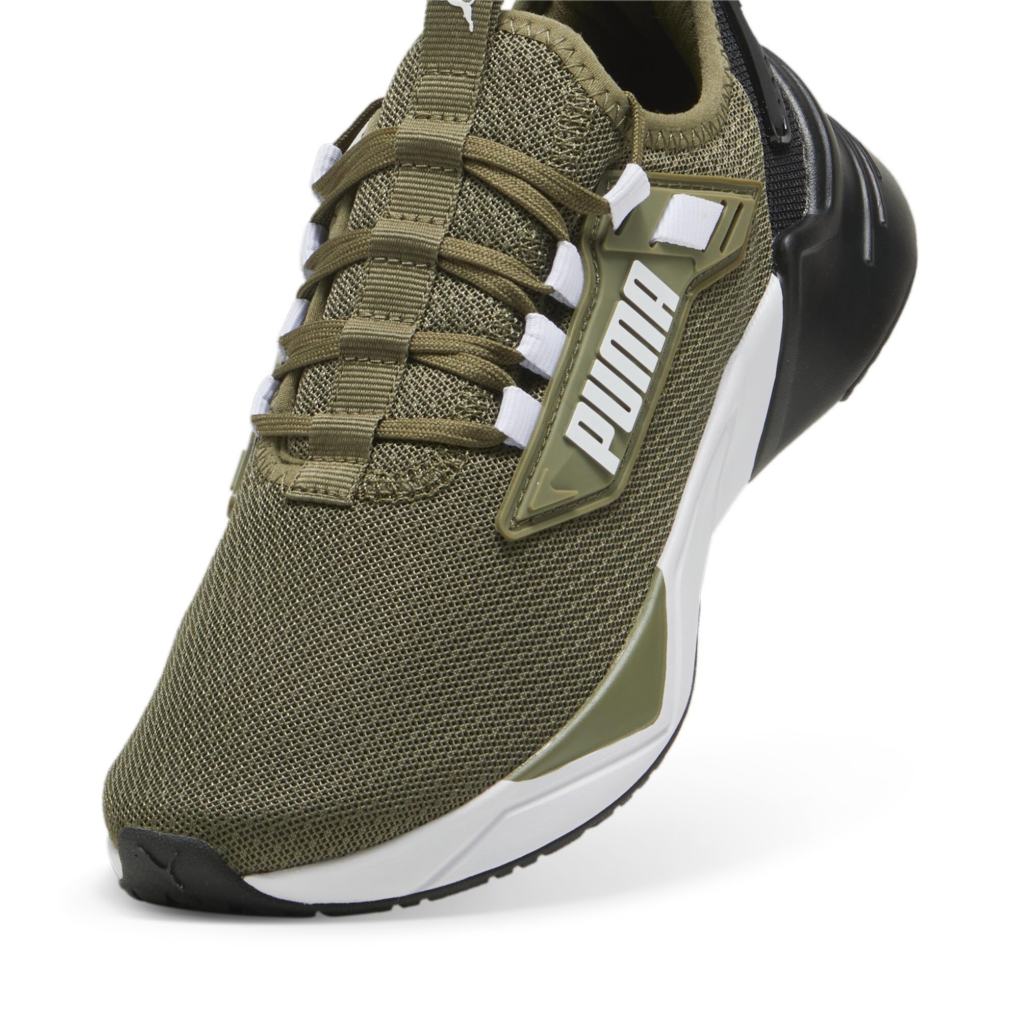 PUMA Młodzieżowe buty do biegania unisex Retaliate 3 czarne - UK 3