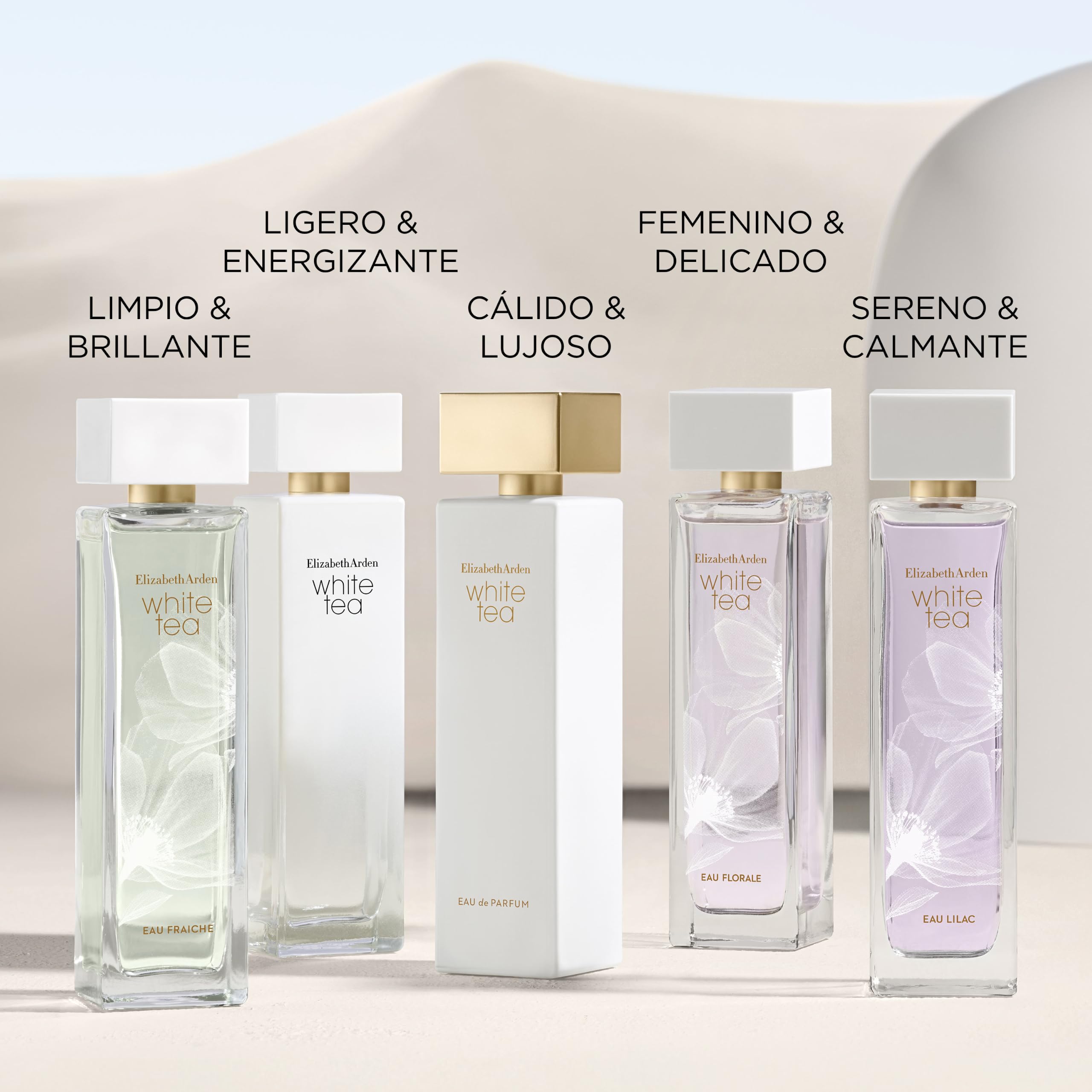 Elizabeth Arden – White Tea, Eau de Parfum, Perfume con Té Blanco y un Acorde de Brisa Marina, Perfume Floral, Aroma Fresco, Femenino y Dulce, para Mujer