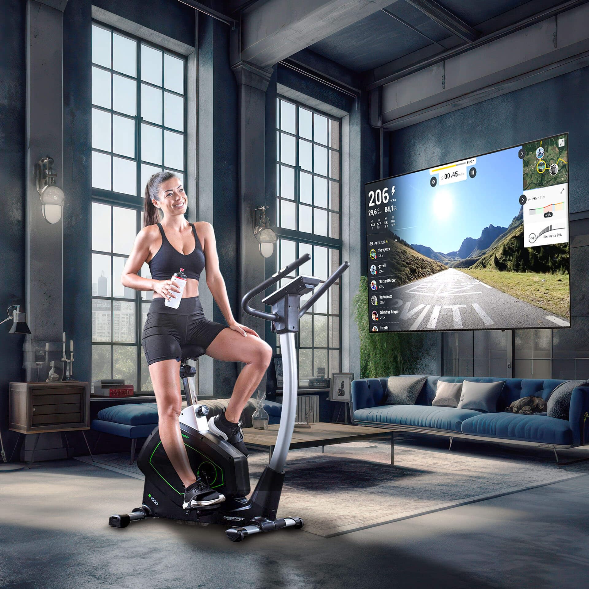 CHRISTOPEIT Ergometer Heimtrainer Eco 1000
