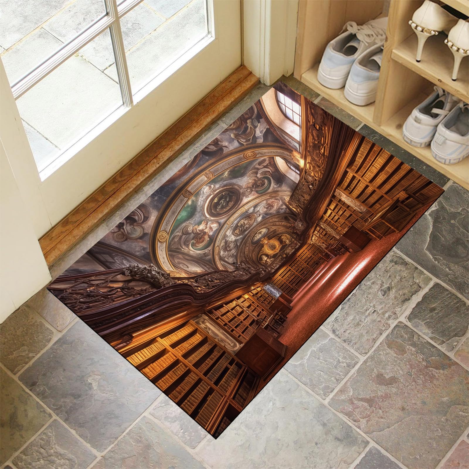 Paillasson intérieur entrée antidérapant fini les sols mouillés tapis 40x60