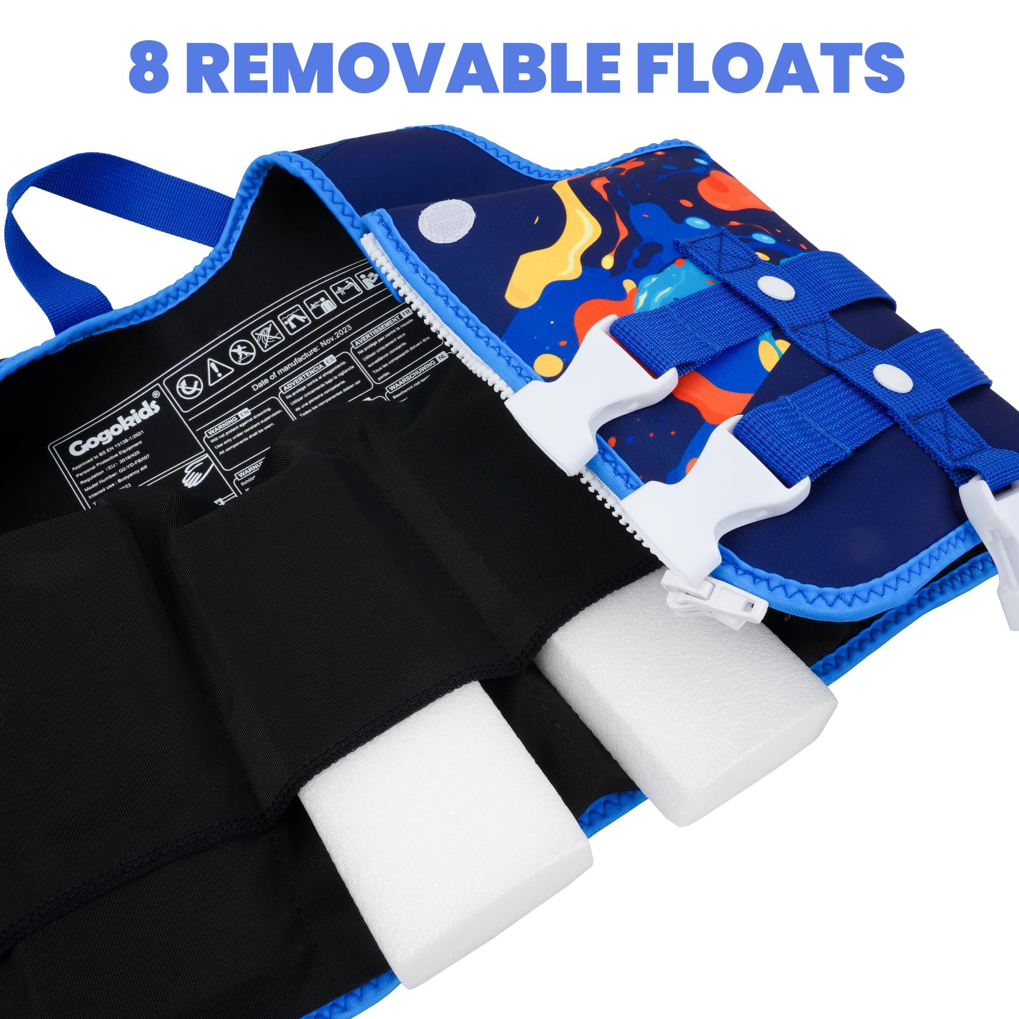 Kinder Schwimmweste 1-6 Jahre - Auftriebsweste Für Schwimmtraining