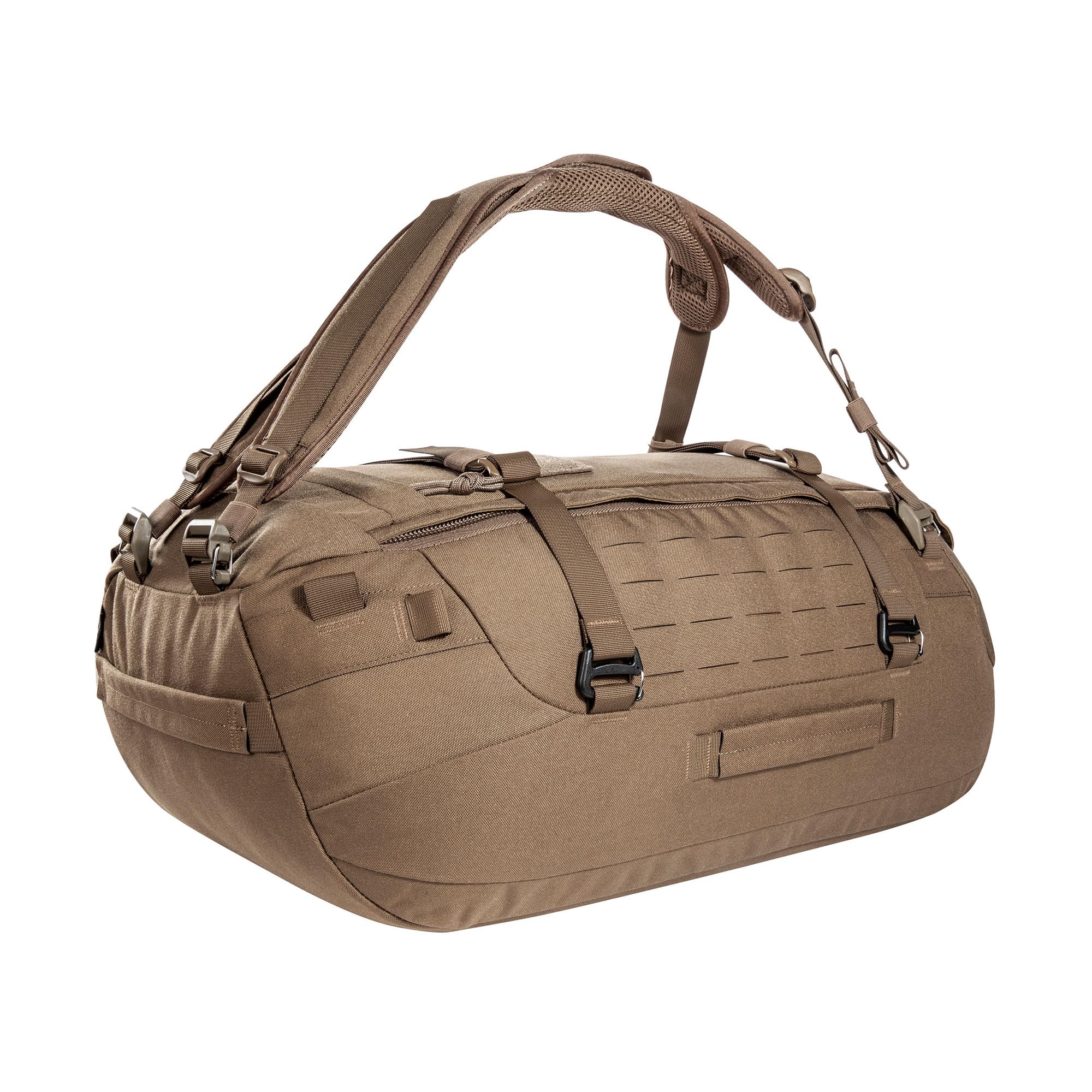 Tasmanian Tiger TT Duffel 45 L Taktische Reise-Tasche Duffel Bag für Herren mit Rucksack-Funktion und Molle-System, abschließbar, 45l Volumen