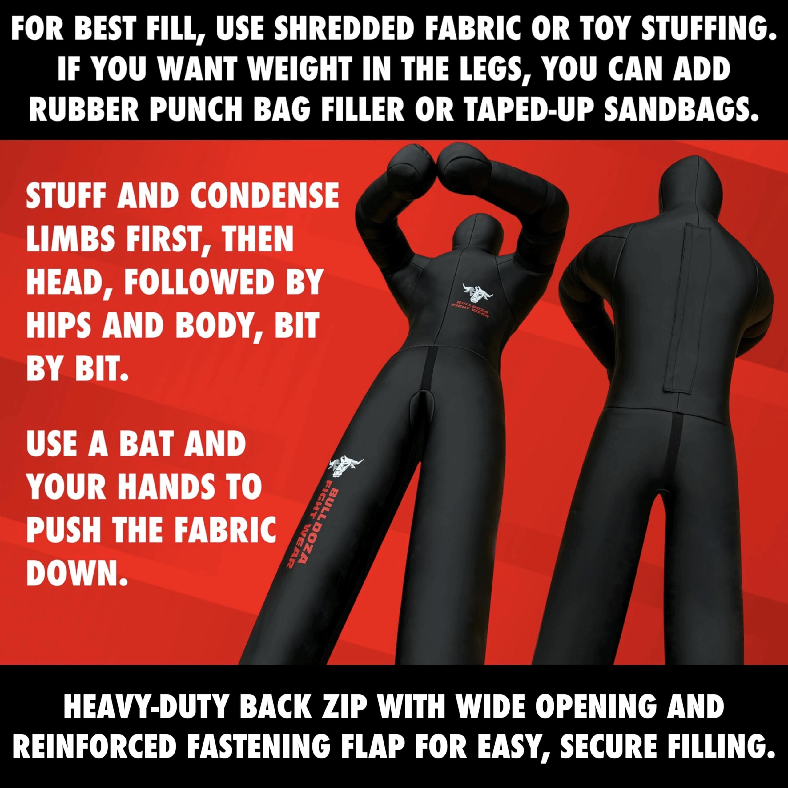 Maniquí de agarre autorellenable 152 cm BJJ Jiu-Jitsu para entrenamiento avanzado de lucha libre y artes marciales mixtas