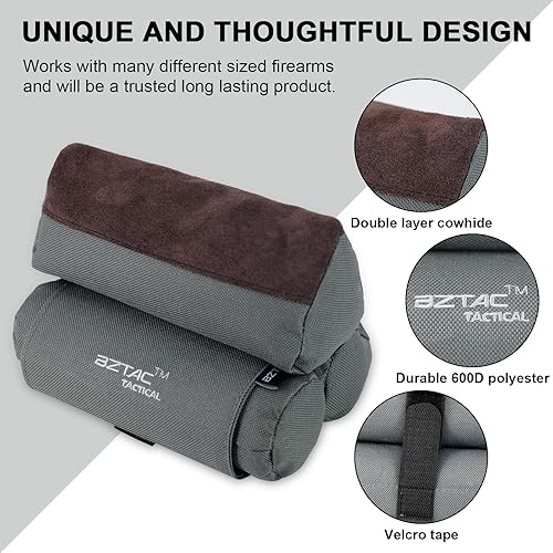 Miniatura 3 de Bolsa de descanso táctica duradera 600D Oxford resistente al agua con suave doble capa de piel de vaca, soporte para rifles, soporte para bolsa de