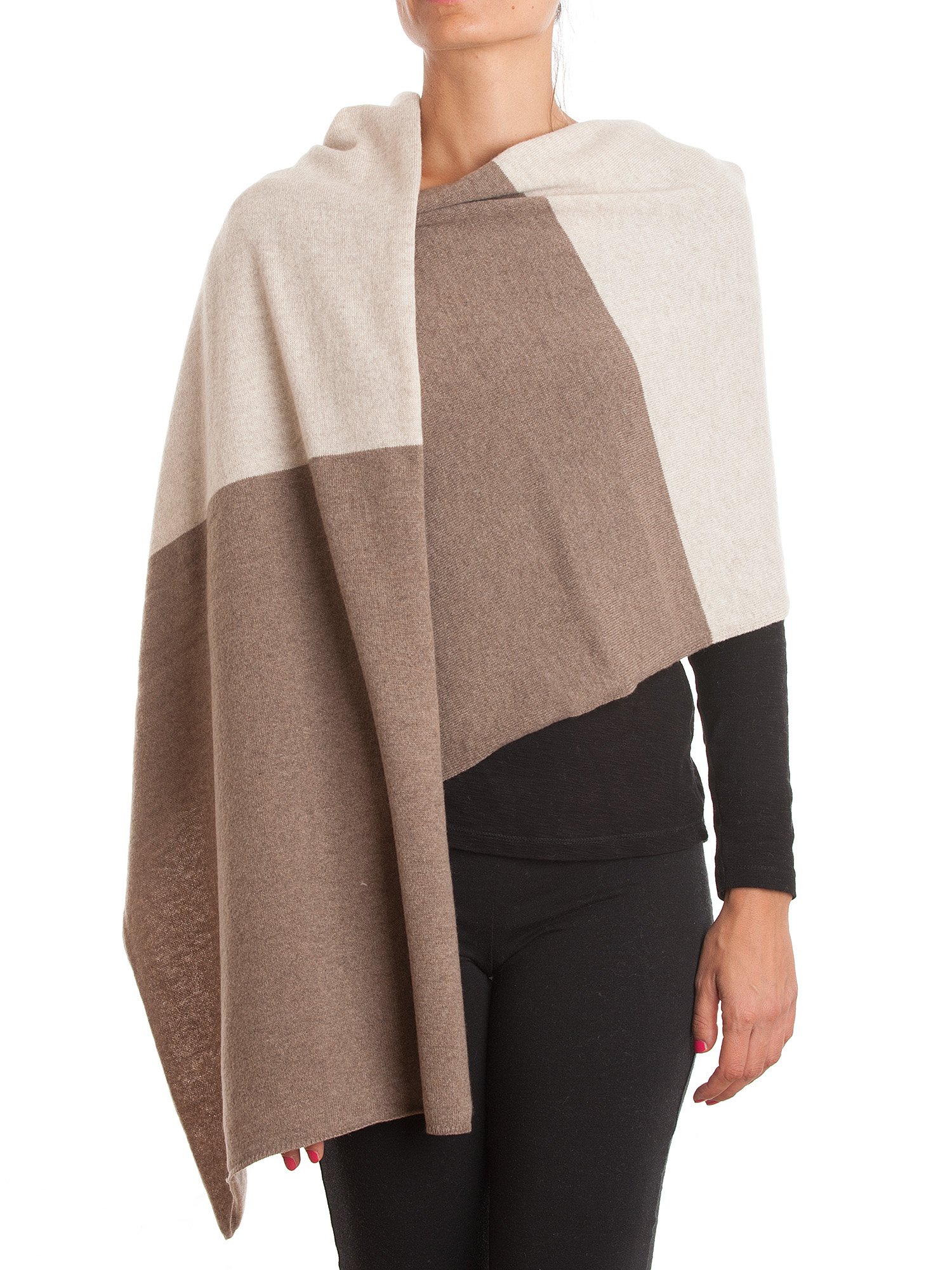 Dalle Piane Cashmere - Stole bicolor 100% cashmere - Made in Italy