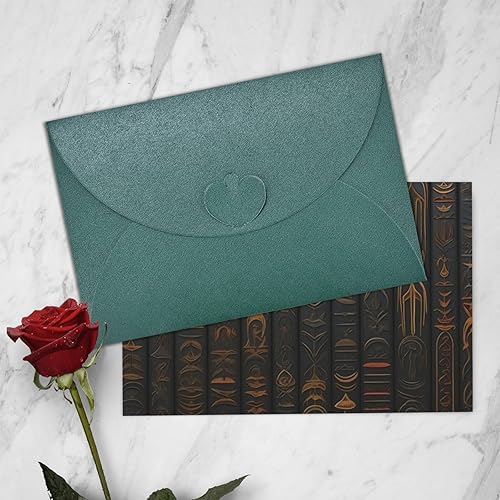 Miniatura 8 de YAGEZI Jeroglífico egipcio antiguo impreso tarjetas y sobres en blanco, tarjetas de Navidad, cartas de agradecimiento, tarjetas de Halloween.