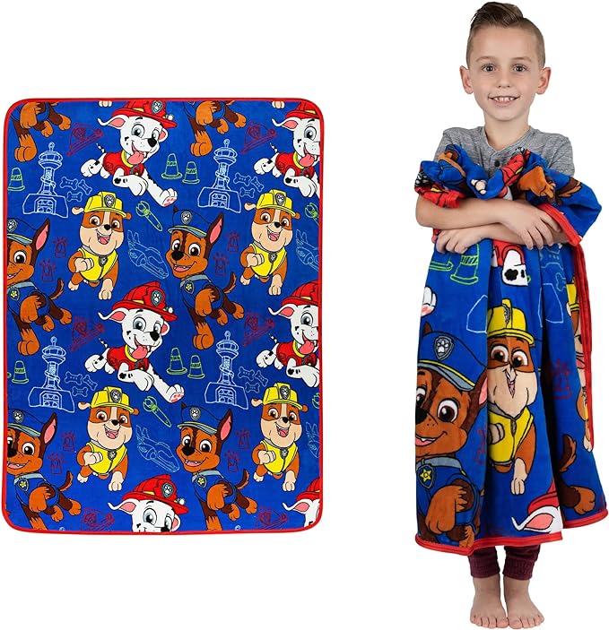 Franco Paw Patrol Plush Throw Blanket