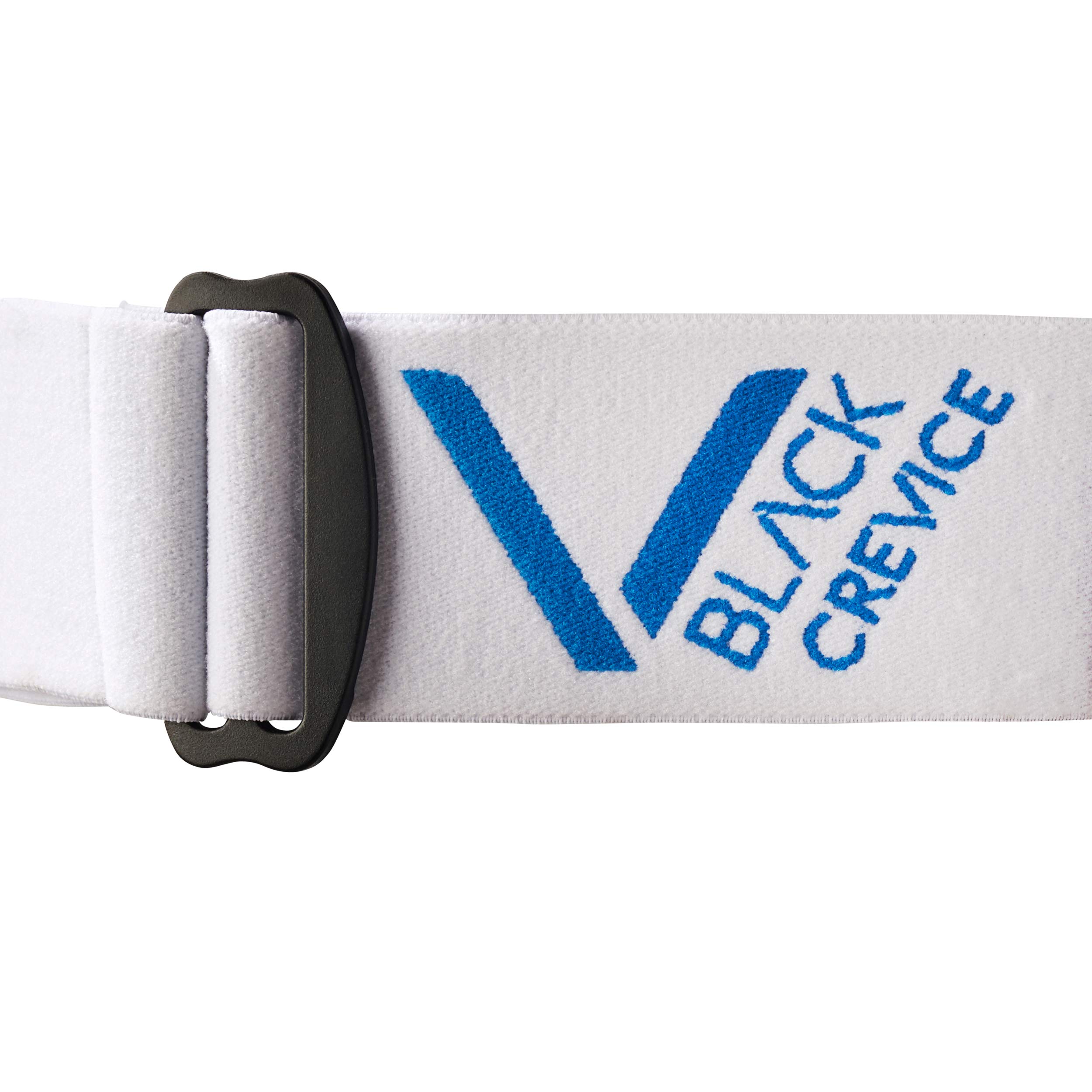 Black Crevice Occhiali da Sci – Schladming – Doppio Parabrezza, Rivestimento Anti-Appannamento, Protezione UV400 (Bianco/Blu, L (Circonferenza Testa 58-61 cm))..