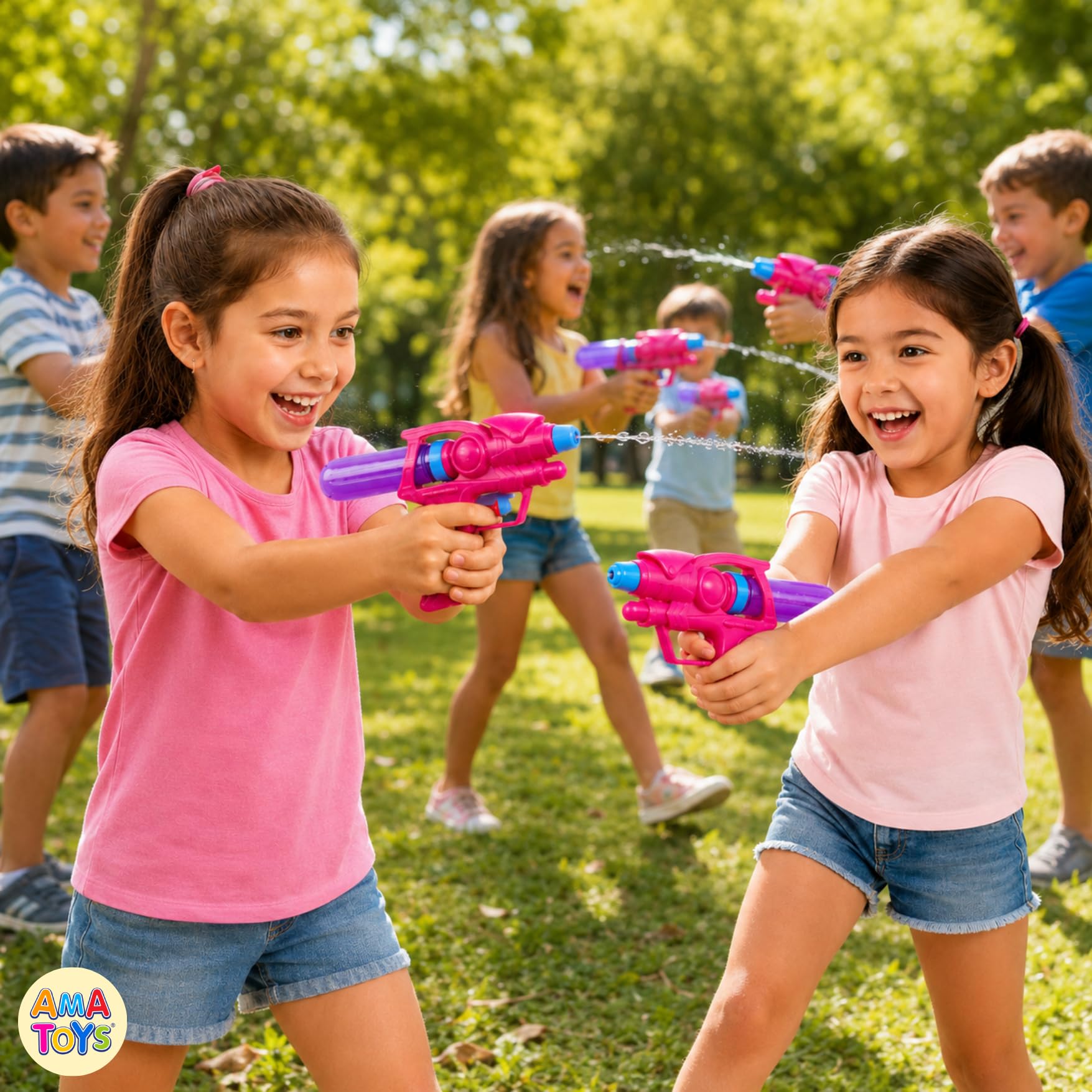 Pack de 36 Mini Pistolas De Agua para Niños - Juguete Divertido De Verano - Ideal para Playa, Piscina Y Jardín - Fáciles De Usar - Cumpleaños (Mix_36_3)