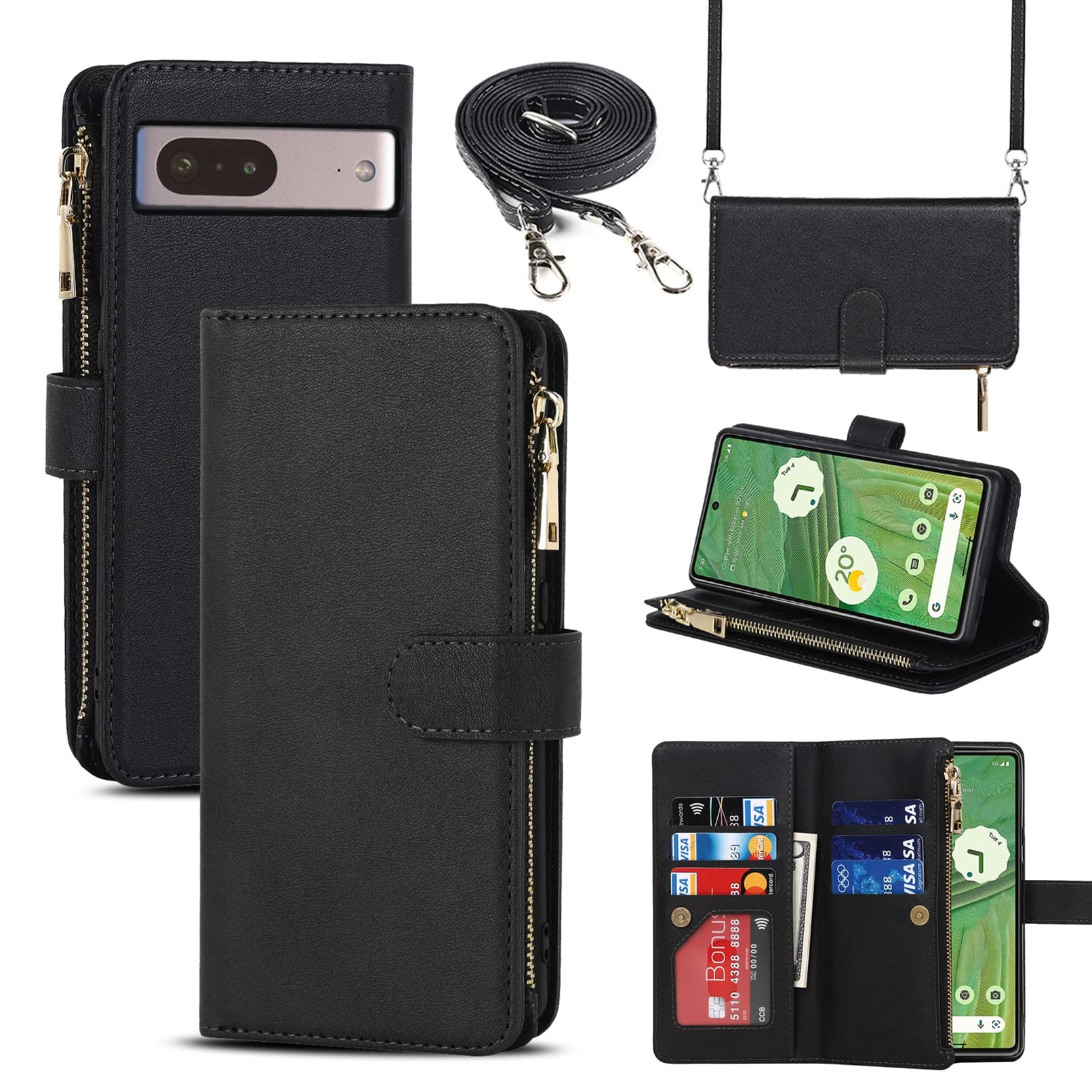 Amazon.com: Jaorty Fit for Google Pixel 7 Phone Case Wallet with