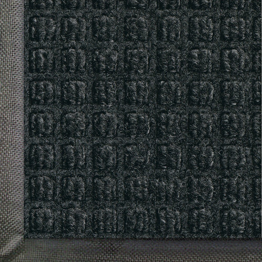 WaterHog Commercial-Grade Entrance Mat, Indoor/Outdoor Floor Mat 8' Length x 6' Width, Charcoal by M+A Matting