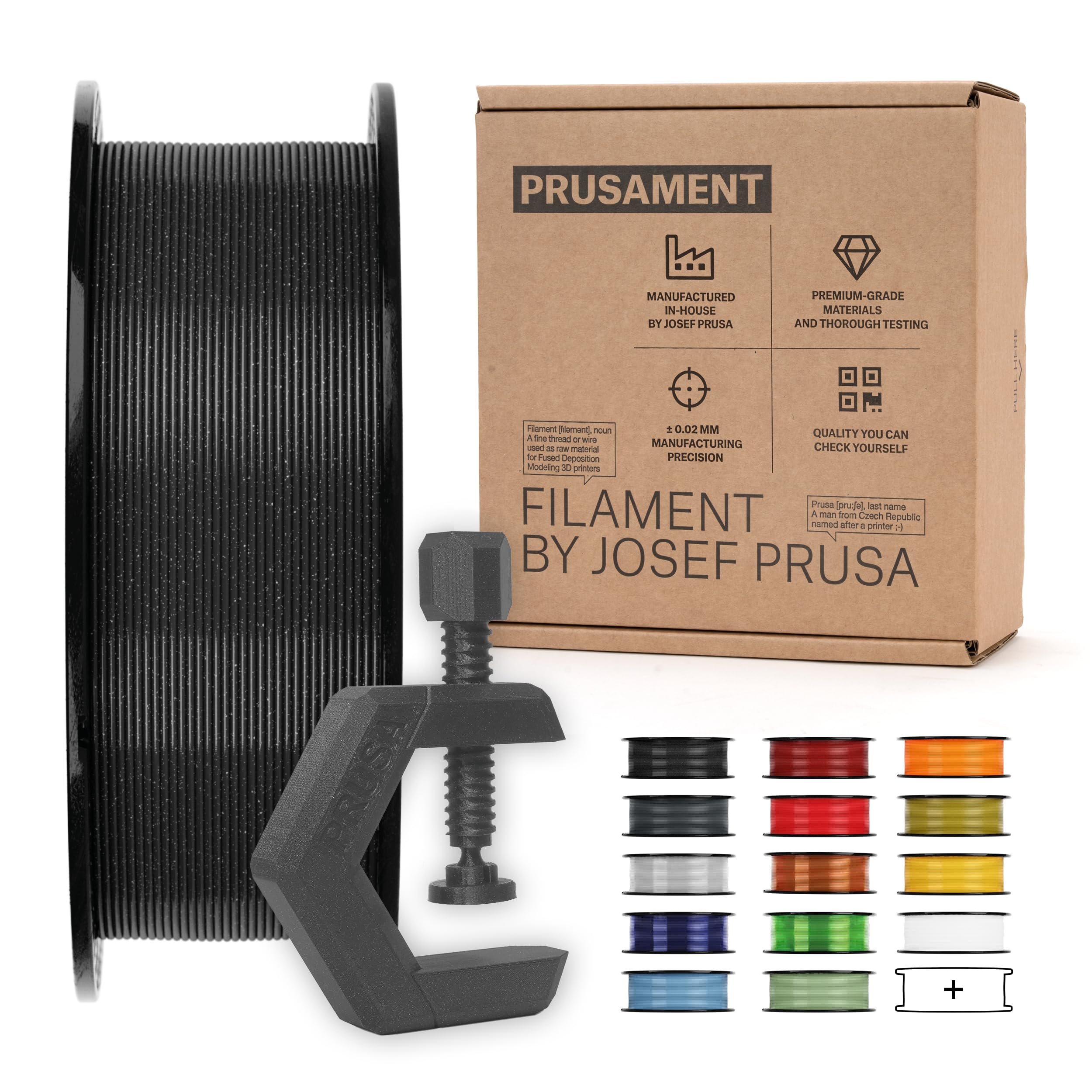 Prusament PETG Galaxy Black 1 kg, średnica filamentu 1,75 mm