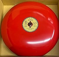 AKW Red Fire Alarm Bell 6 Inch 120V AC UL Listed - Ideal School Hotel Safety Alert Bell