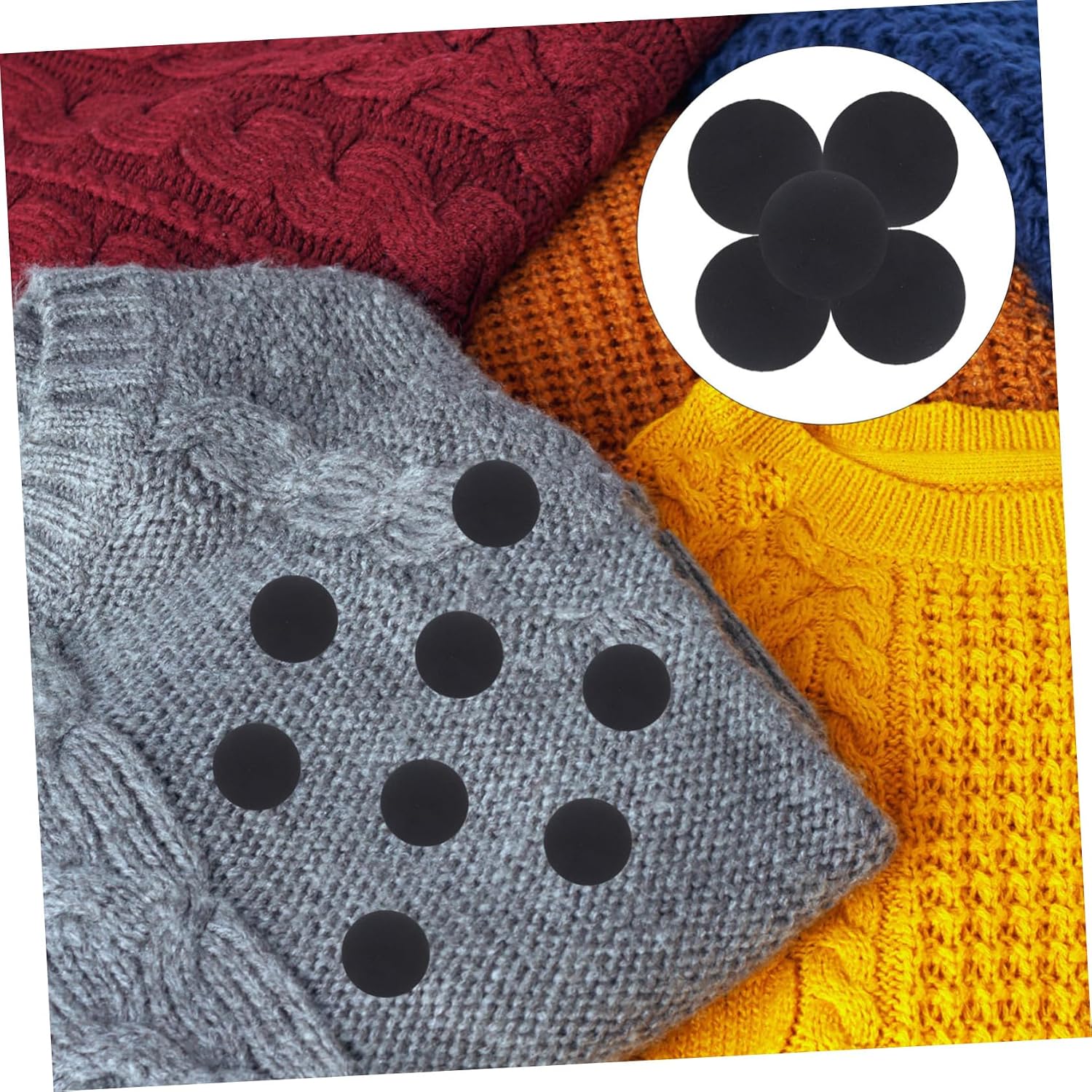 500pcs Adhesive Felt Stickers for Clothing Craft Circles Spotted Design for Pet Accessories and Handmade Decorations