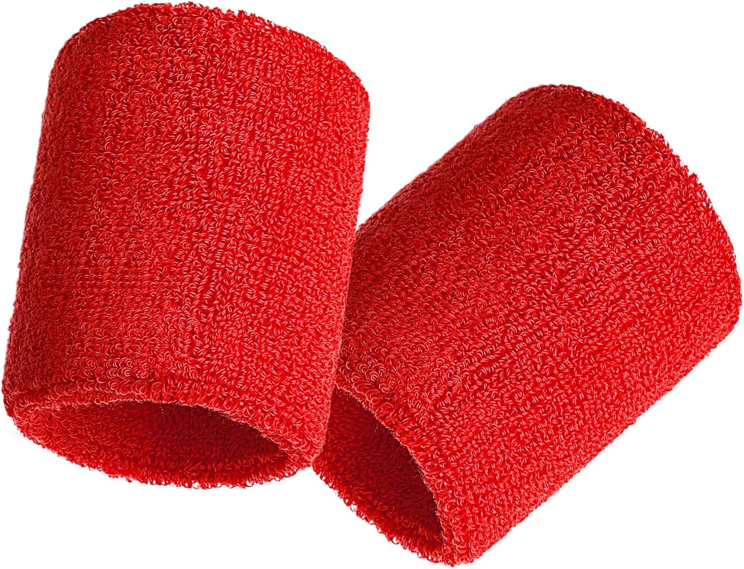 Bememo 12 Pack Wristbands Sweatband for Women Men, Neon Colored Sport Wrist Bands, Tennis Football Basketball Sweatbands, Moisture Wicking Arm Bands for Working Out - Image 3