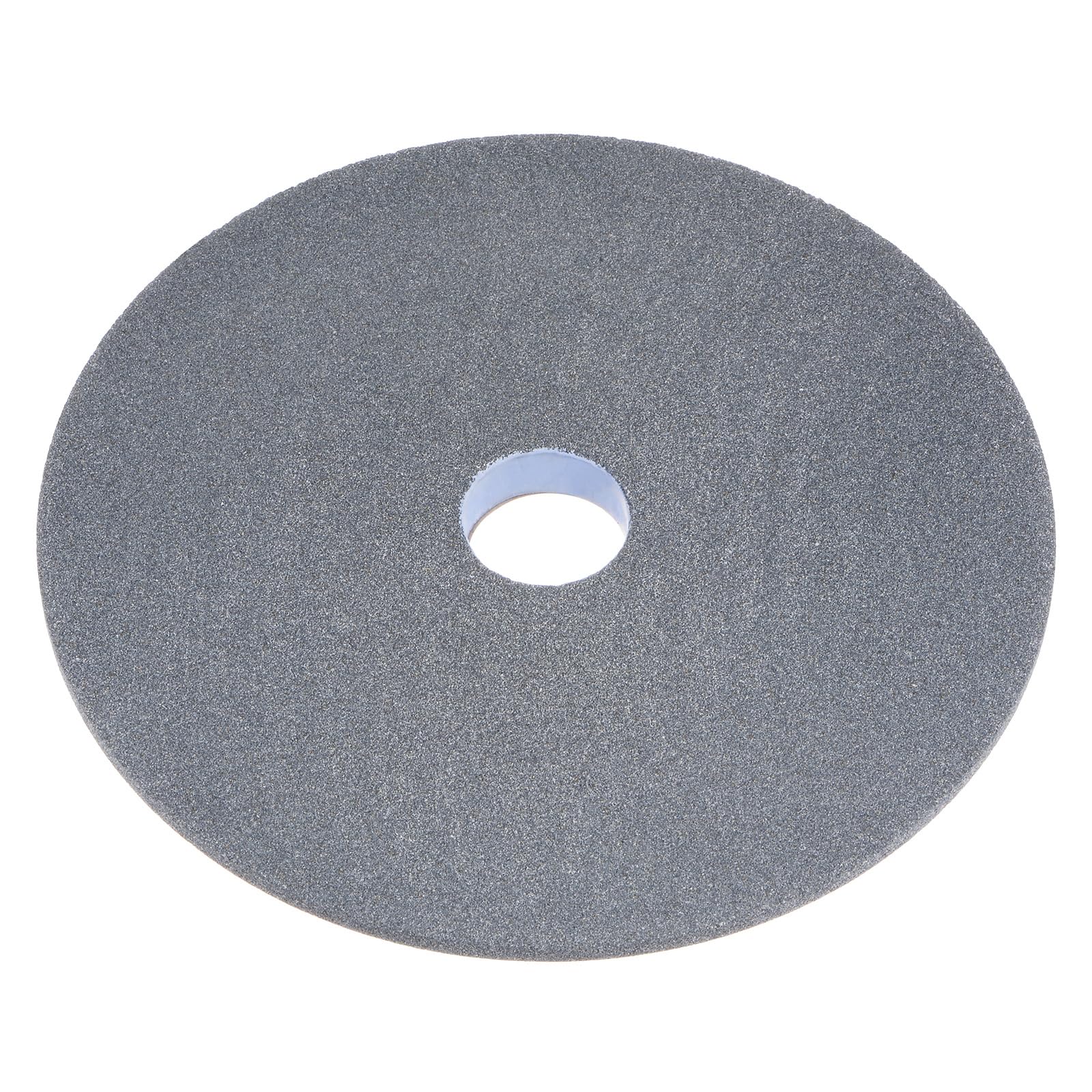 sourcing map Schleifscheibe 200 mm x 32 mm, 8 Zoll, 80er Körnung, 1,3 cm Dicke, 3,8 cm Dorn Aluminiumoxid, Schleifscheibe für Autos, Maschinen, Grau
