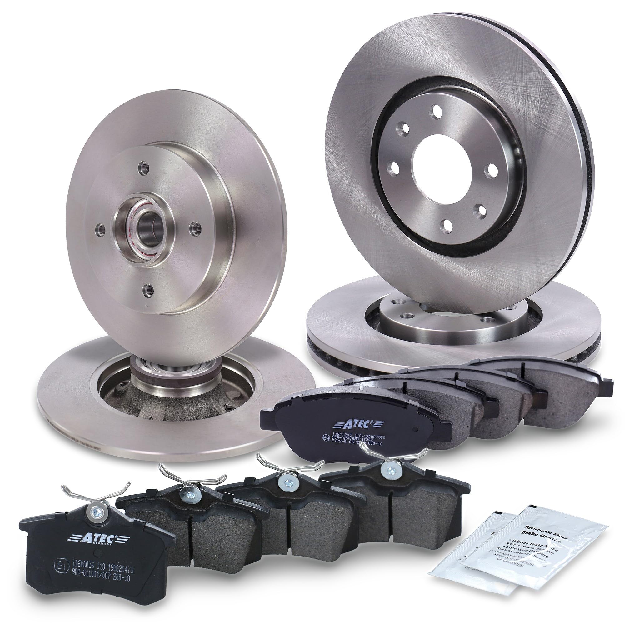 ATEC Germany Set freni incl. dischi anteriori Ø 283 mm ventilati +