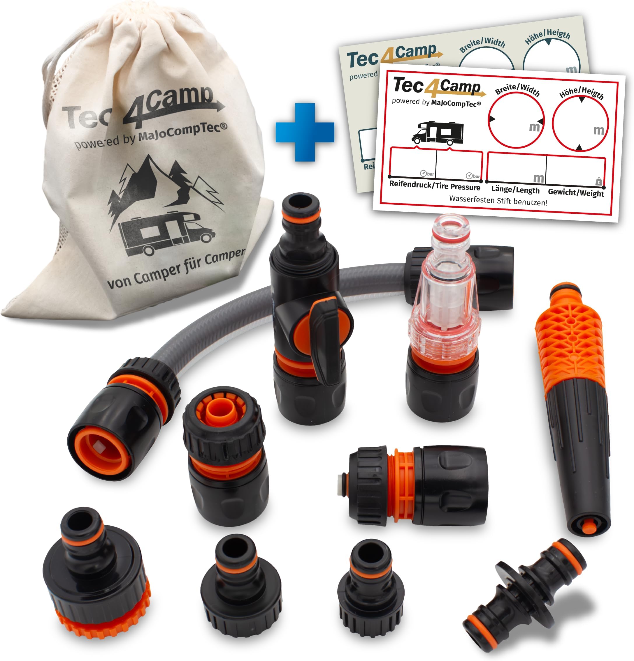 MaJoCompTec® DRYTUBE Adapter zum Entwässern | Frostschutz für