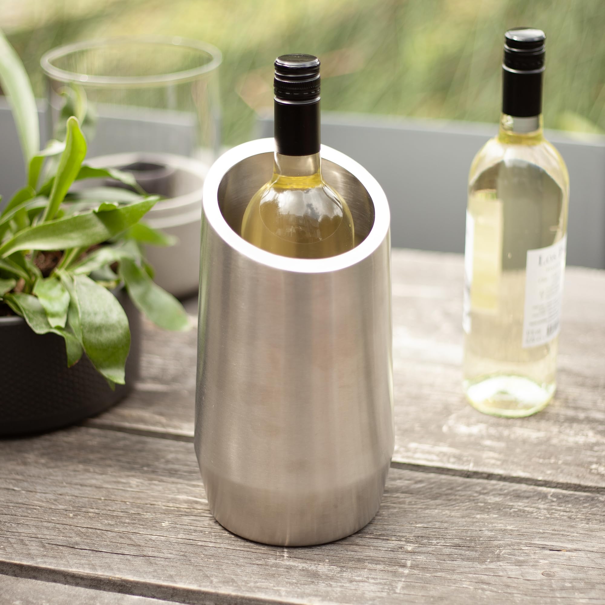 Enfriador botellas- doble pared inox.