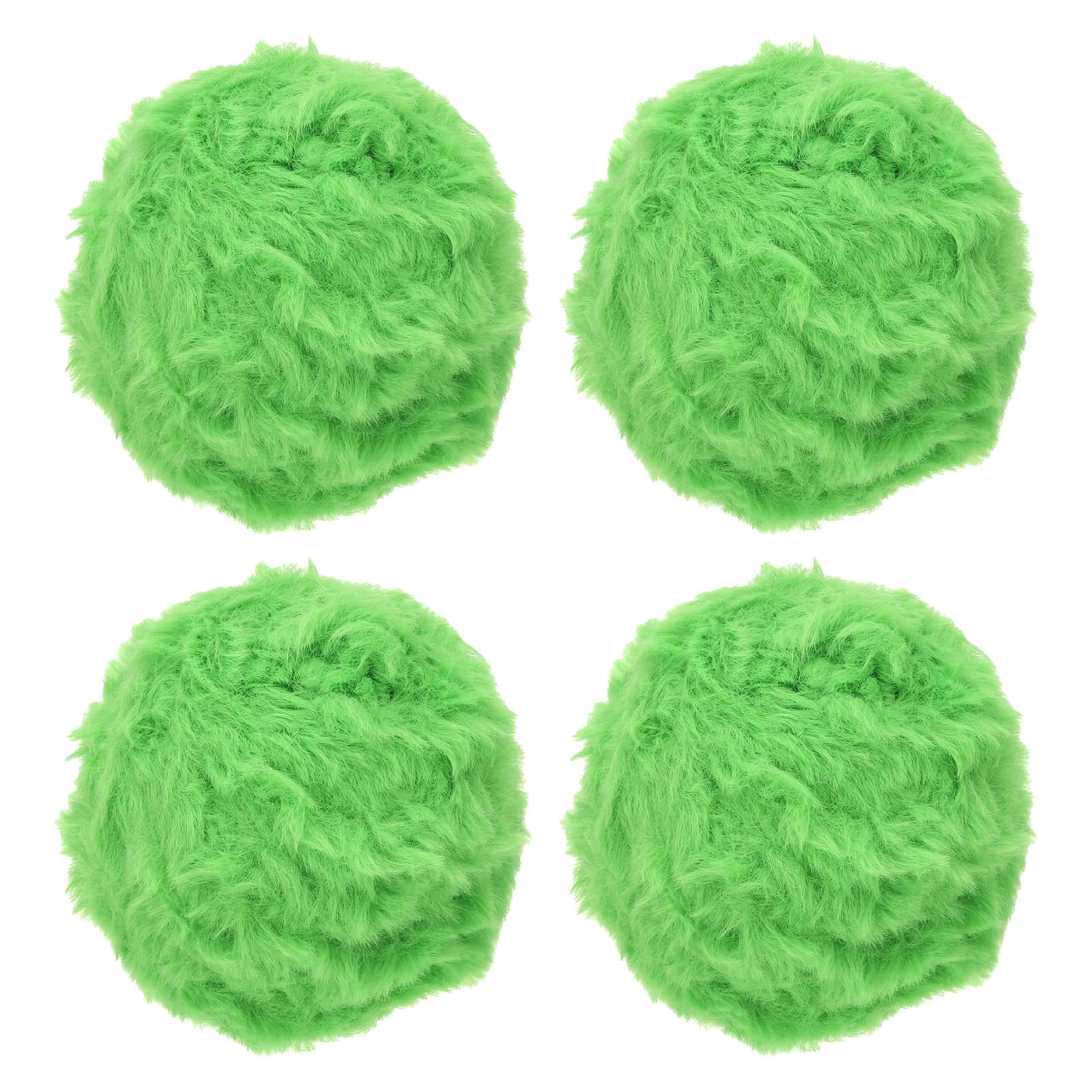 PATIKIL 35yds Plüschgarn Kunstpelzgarn, 4 Knäuel 0,4