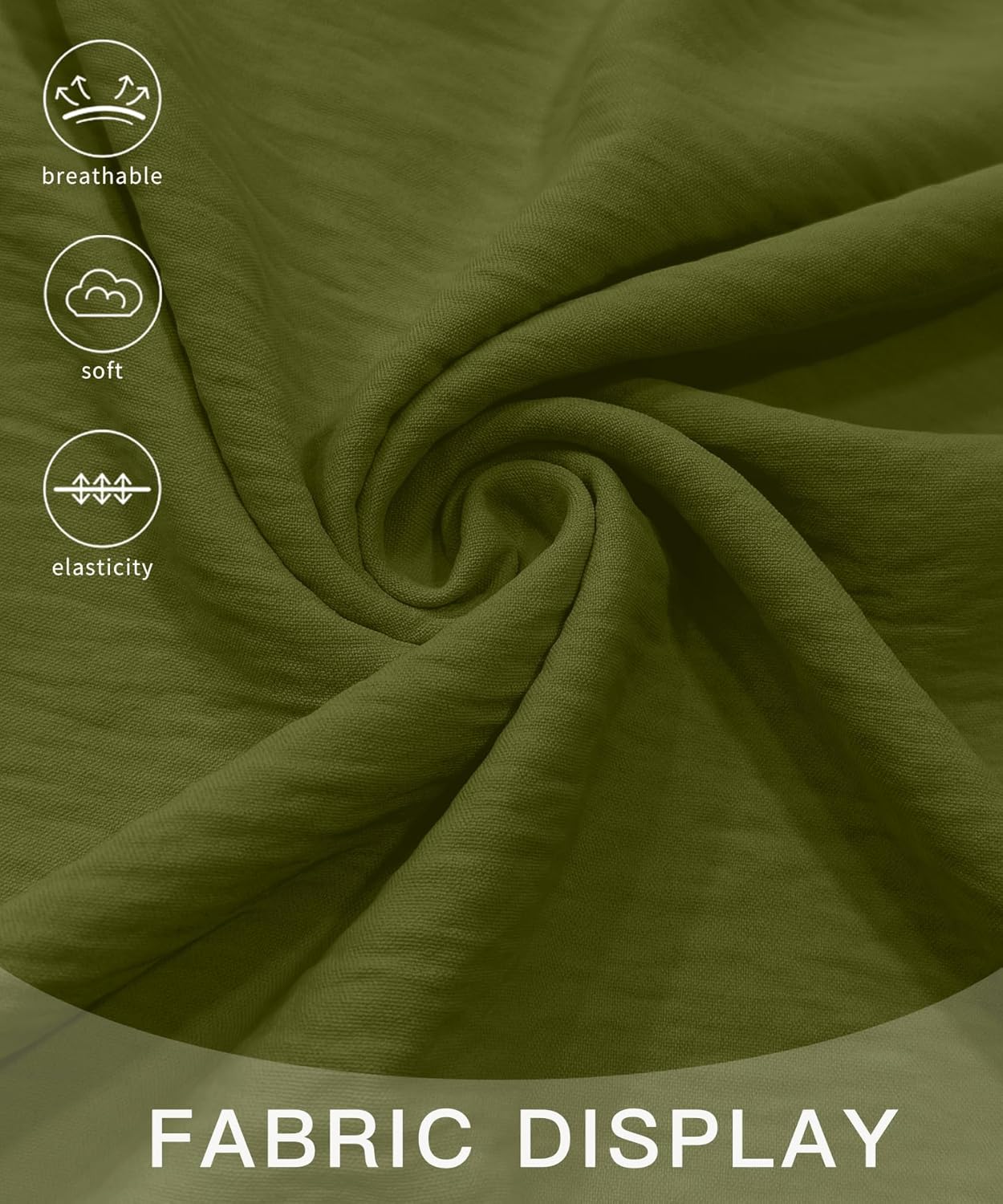 NILOUFO Women Summer Casual High Waist Wide Leg Pants Fashion Lightweight Flowy Boho Beach Palazzo with Pockets - Image 5