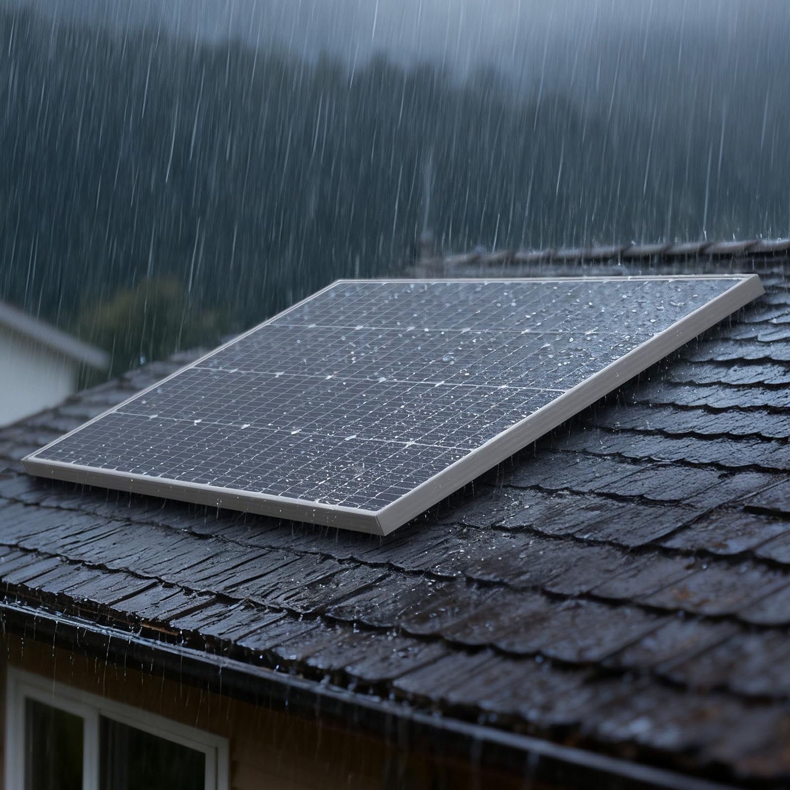 VEVOR 4 Paneles Solares Monocristalinos 100 W, Eficiencia de Conversión ≥23%, con Salida MC4 Estable y Marco de Aluminio, Impermeable IP65 para Coches, Barcos, Autocaravanas, 895 x 580 x 30 mm
