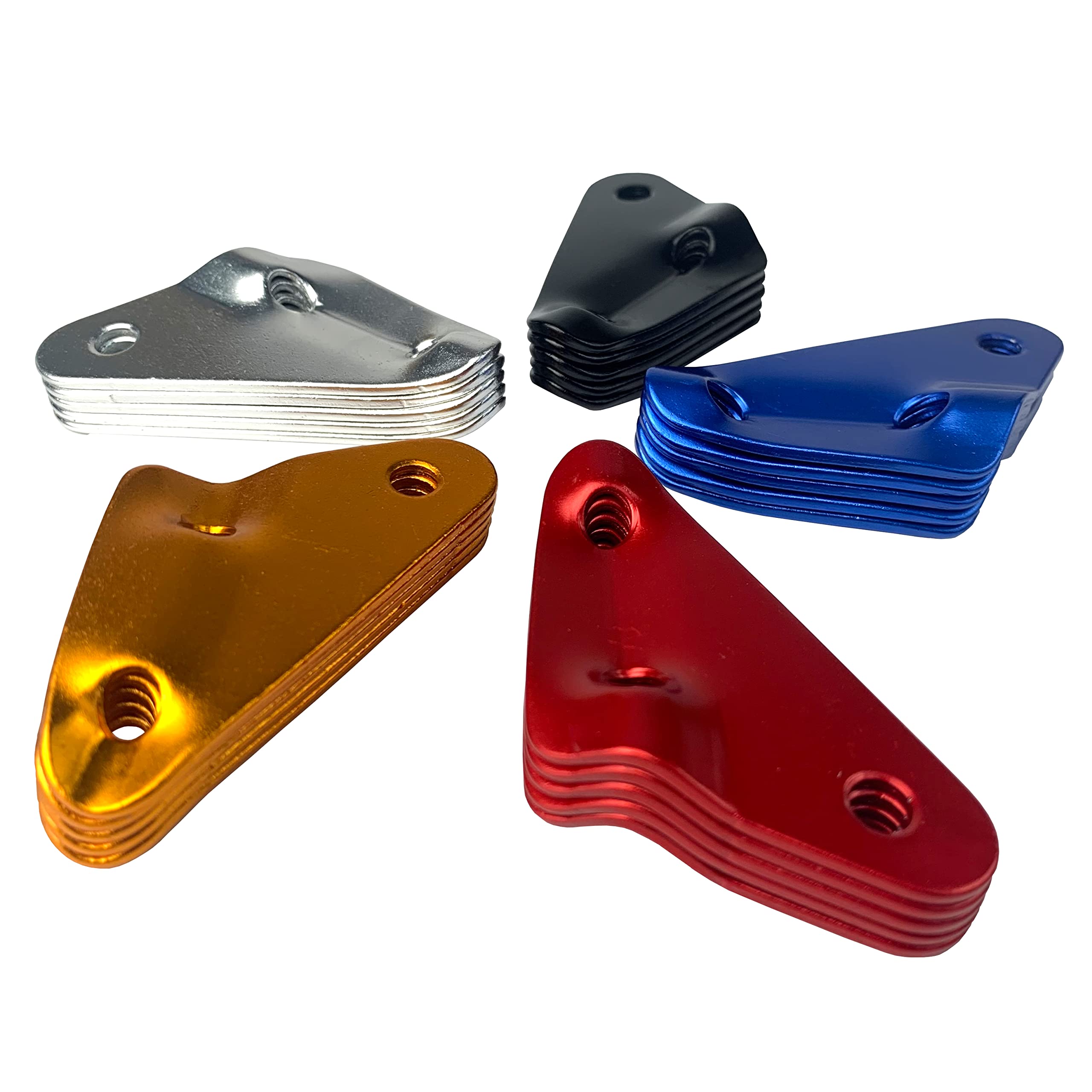 Forest Fundamentals5x Metal Guyline Runners Tensioners Self-Locking Camping Tent Awning Tarp Rope