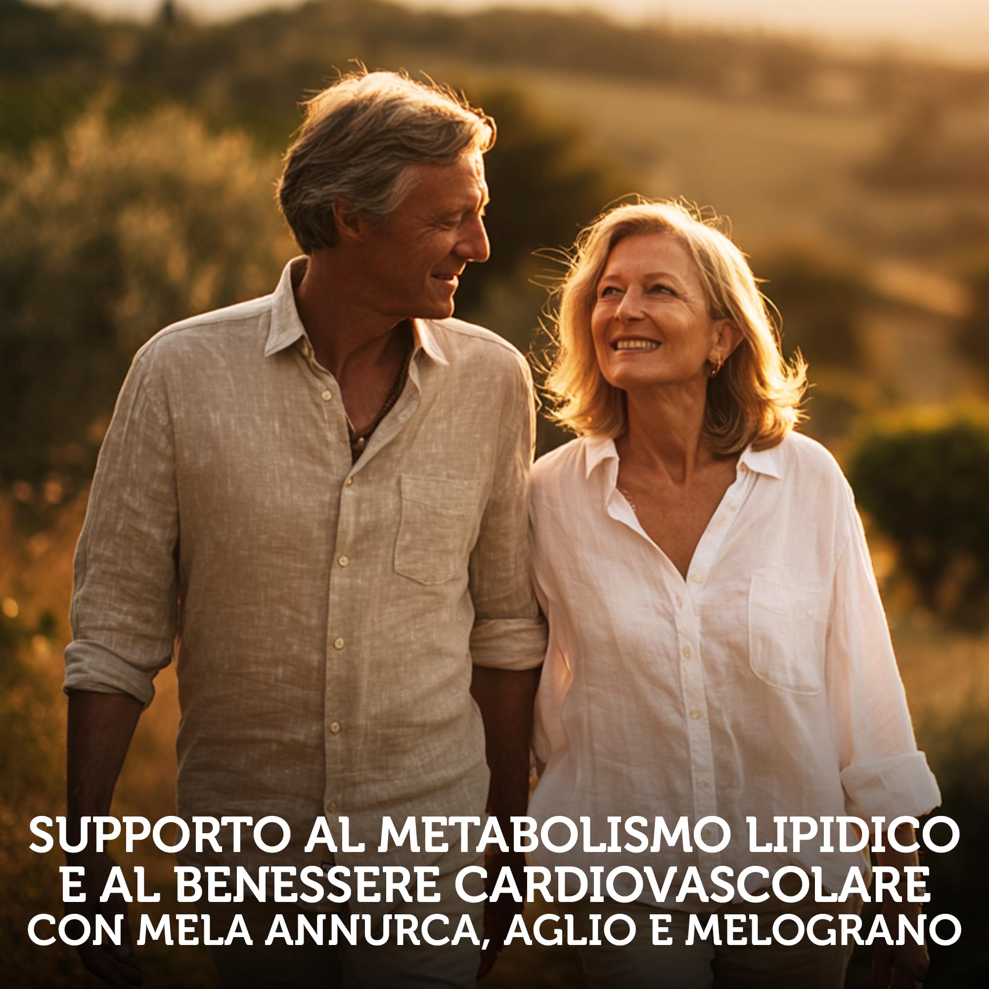 Integratore 100% naturale con MELA ANNURCA Aglio e Melograno - BENESSERE CARDIOVASCOLARE - 50 Capsule