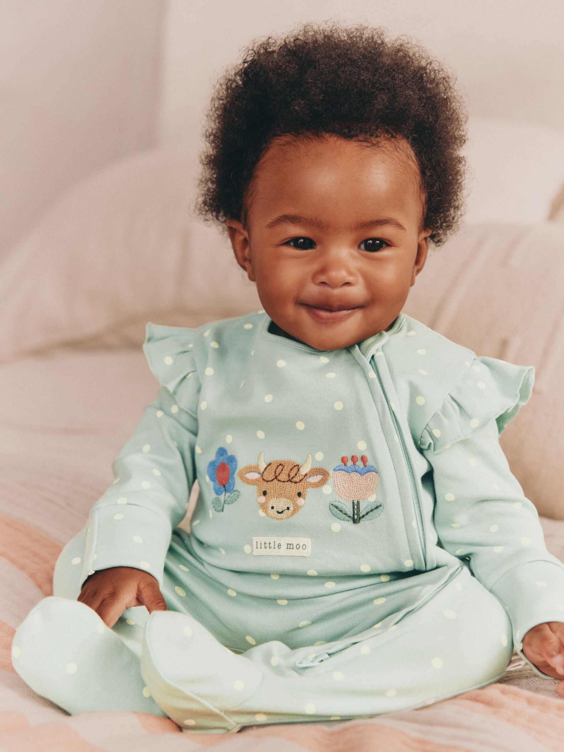 NEXT Bébé Fille Dors-Bien à Zip Double Sens bébé, Lot de 3