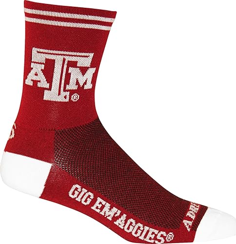 Adrenaline Promotions NCAA Texas A&M Aggies - Calcetines para ciclismo y correr