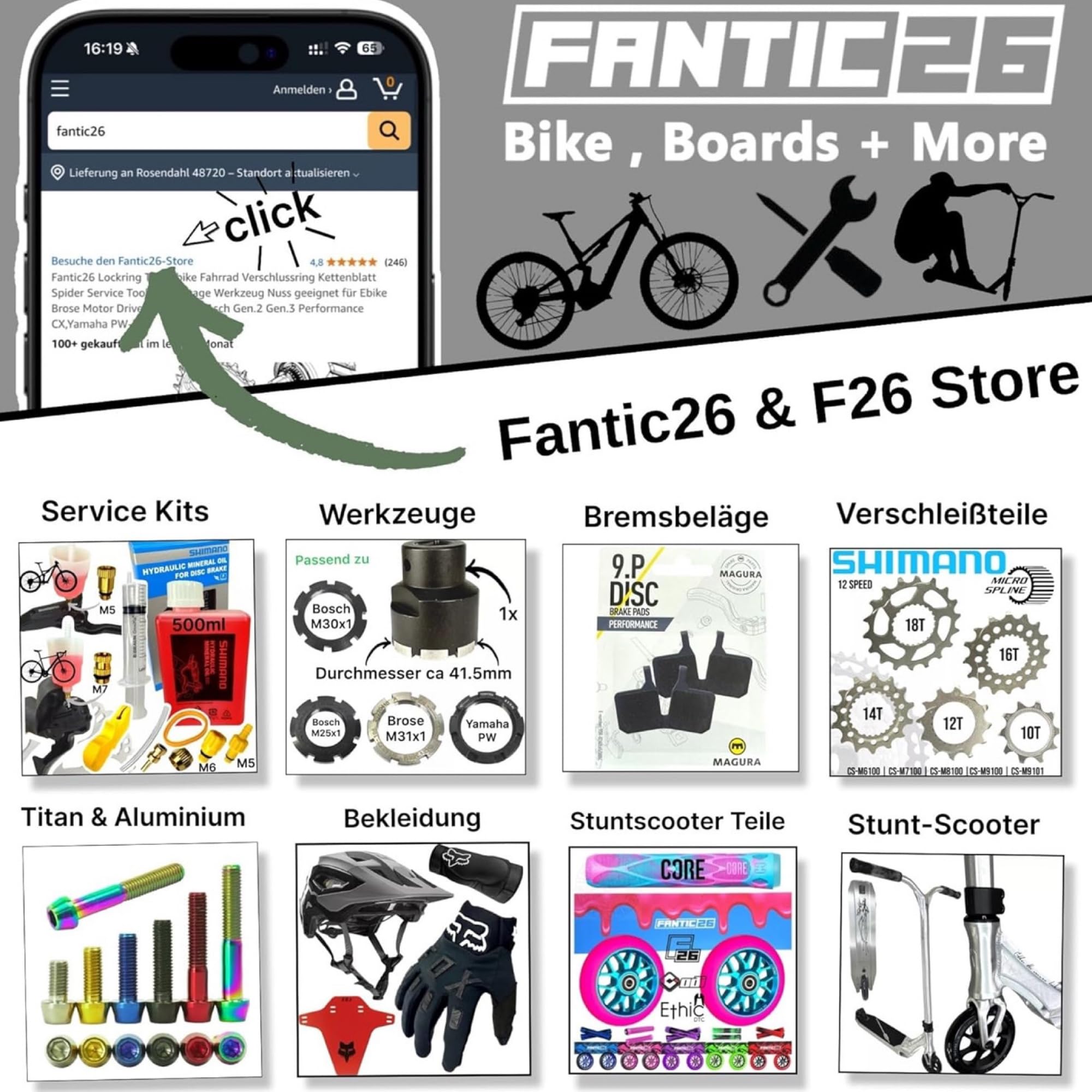 Support d'affichage KIOX original + unité de changement de vitesse pour vélo électrique, unité de commande, bouton-poussoir, pièce de commande + câble d'unité d'entraînement compatible avec Bosch