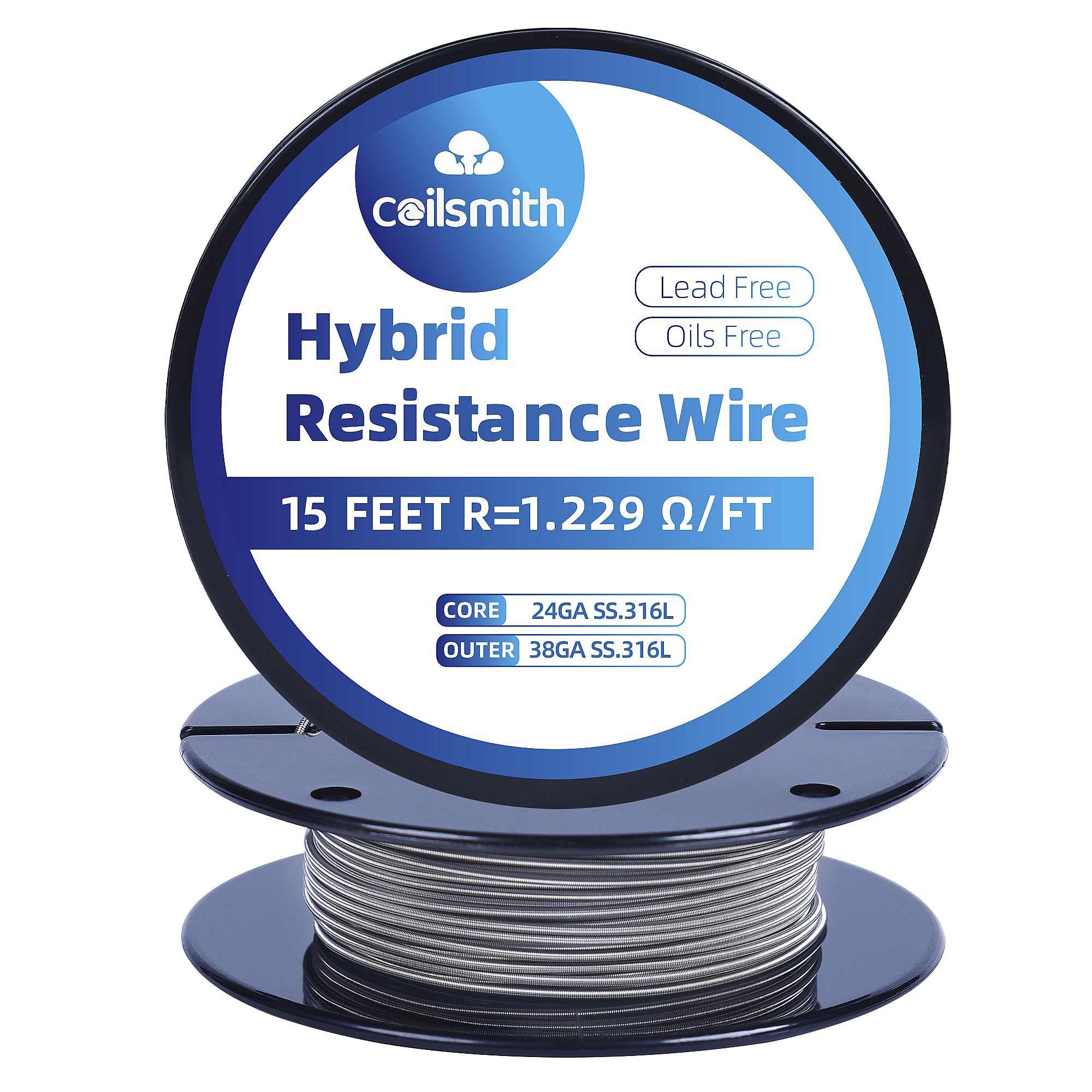 coilsmith Wire 316L 24+38ga