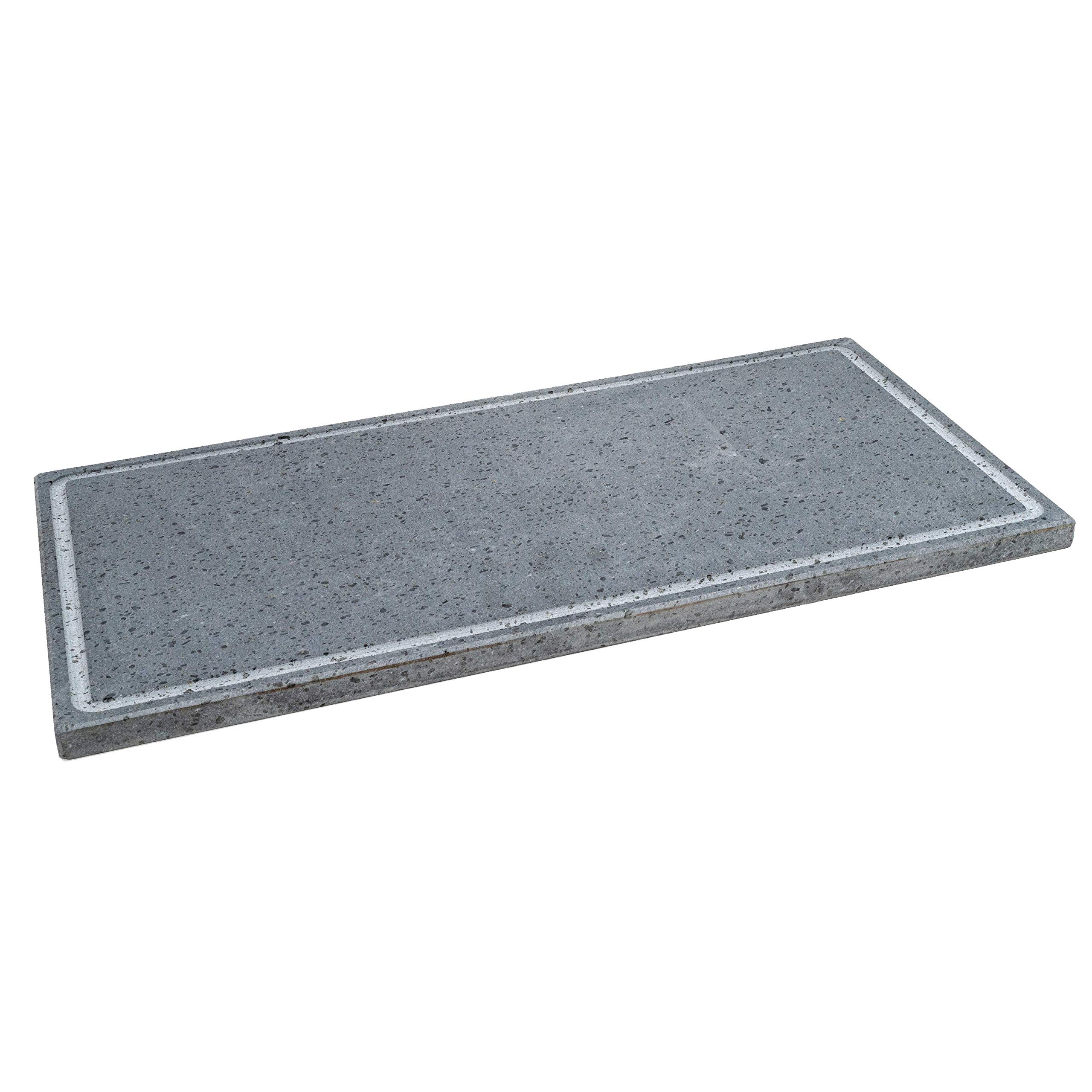 Lava Griller Pierre De Lave ETNEA Plaque Lévigaée 30 X 30 Cm Pour Four Et Barbecue Cuisson Viande, Poisson, Légumes Et Pizza Etna Stone & Design (S