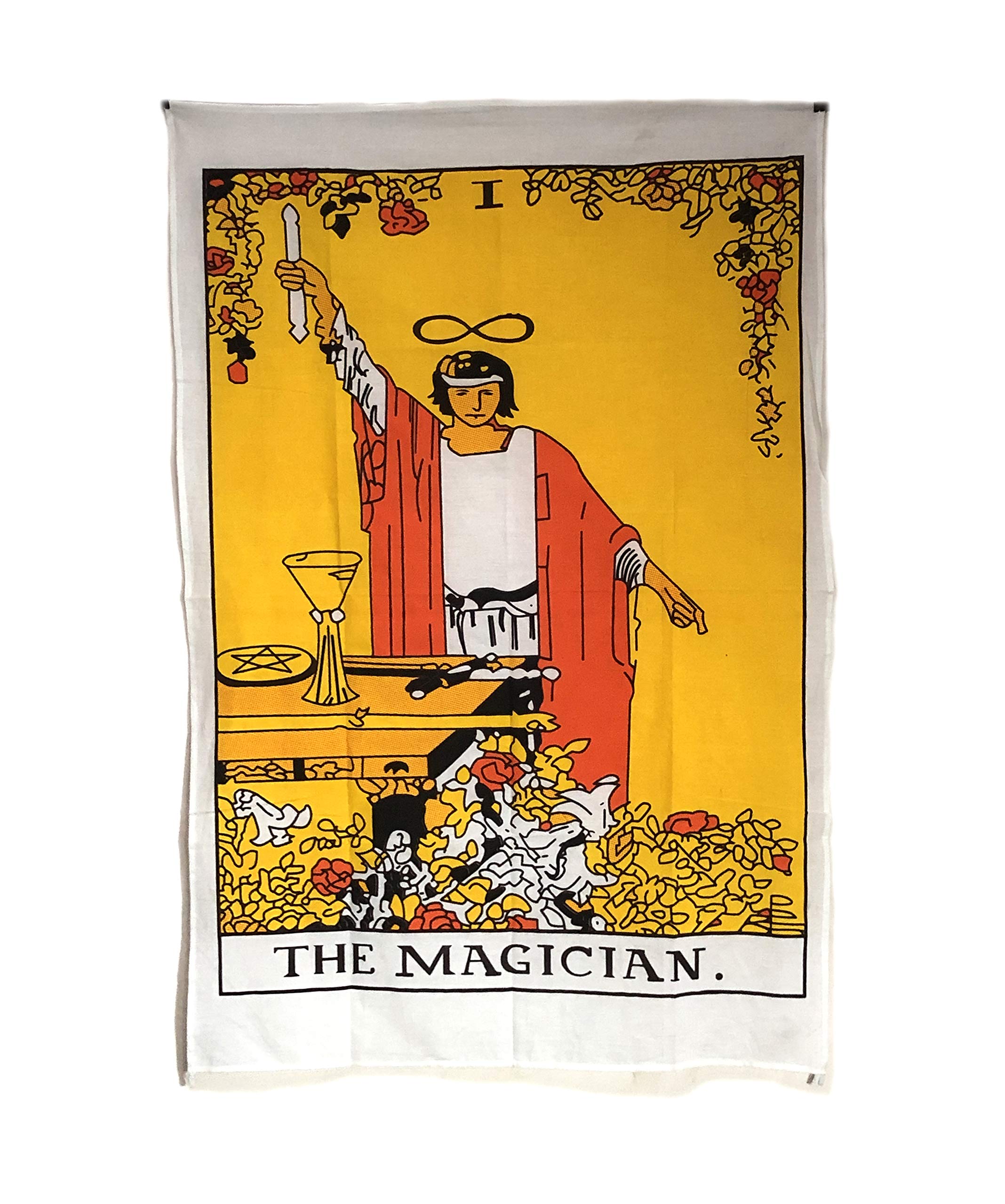 Shreyshti Tarot Cloth The Magician 40 inch x 30 inch for Tarot Reading, Wicca, Pagan, Magic, Wall Decor (B08PL12768) Amazon Price History, Amazon Price Tracker