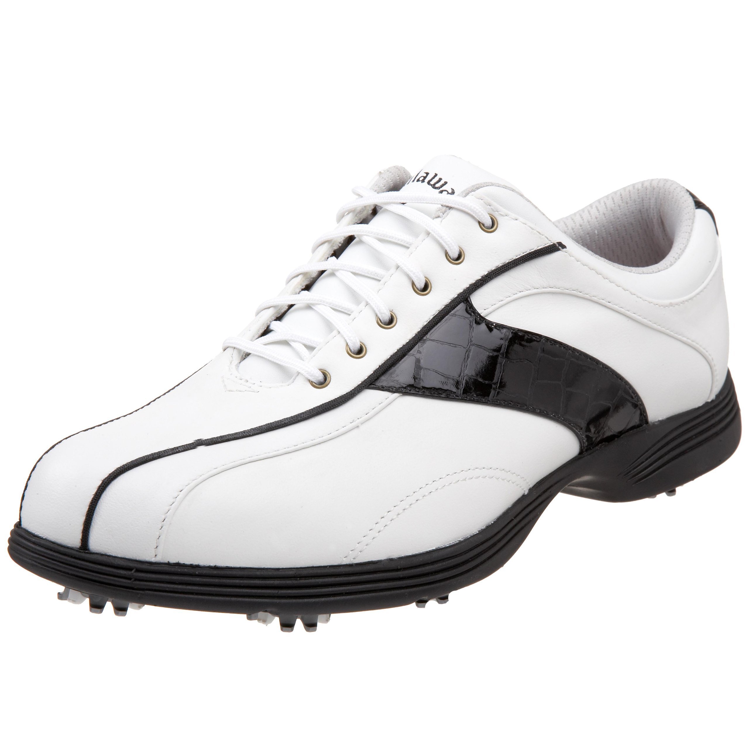 Callaway Women's Savory Golf Shoe,White/Black,US Women's 5 M