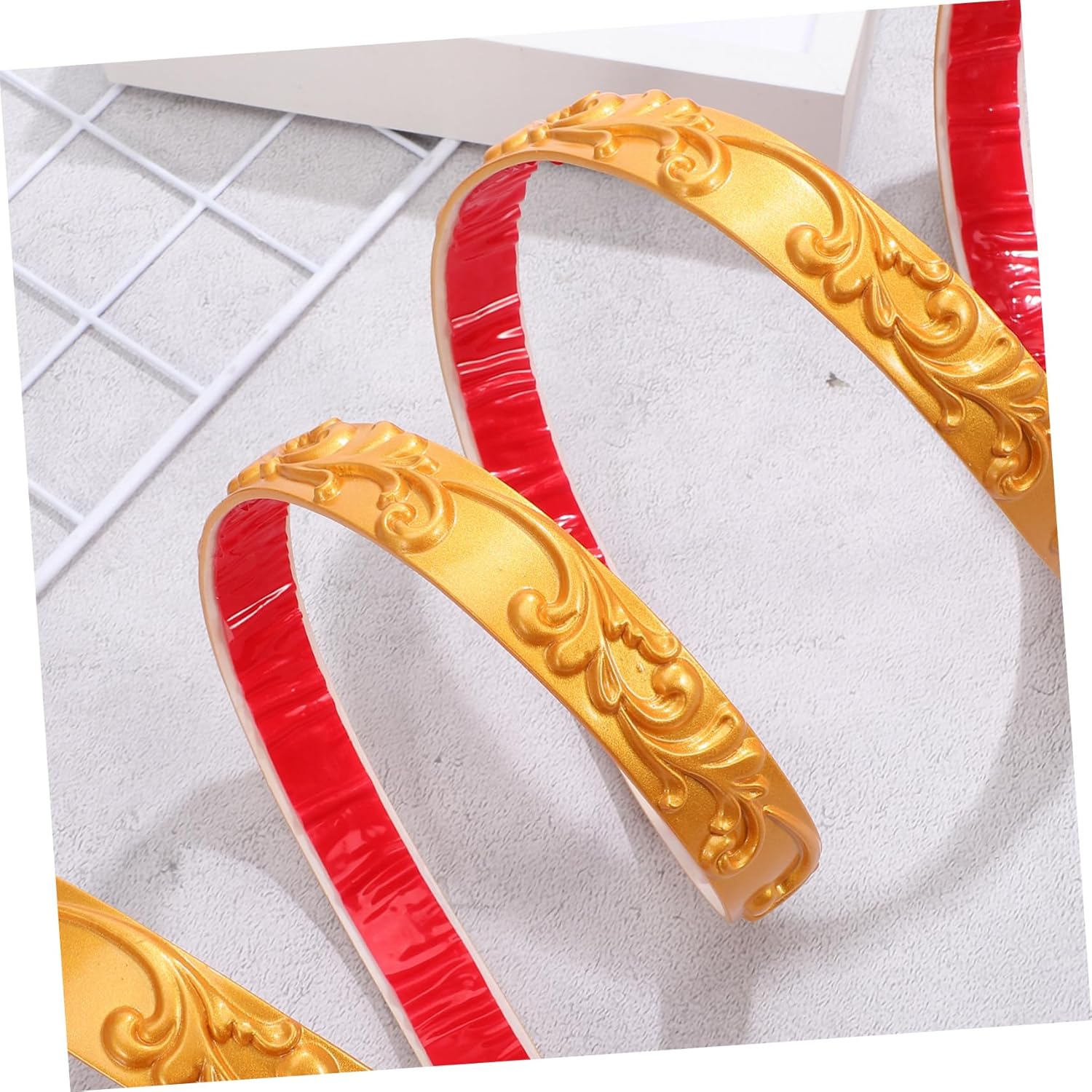 1Roll Self Adhesive Flexible Trim for Home Decor Wall Molding Peel and Stick Mirror Frame Border Durable and Versatile Design for Easy Installation and Use