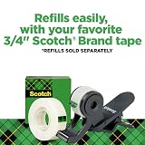 Scotch Brand Clip & Twist Tape Dispenser, Great for Gift Wrapping, Clips to Desks, Tables, Easy Charcoal Gray, 3-Pack (C19-3PK-SIOC) – view 7